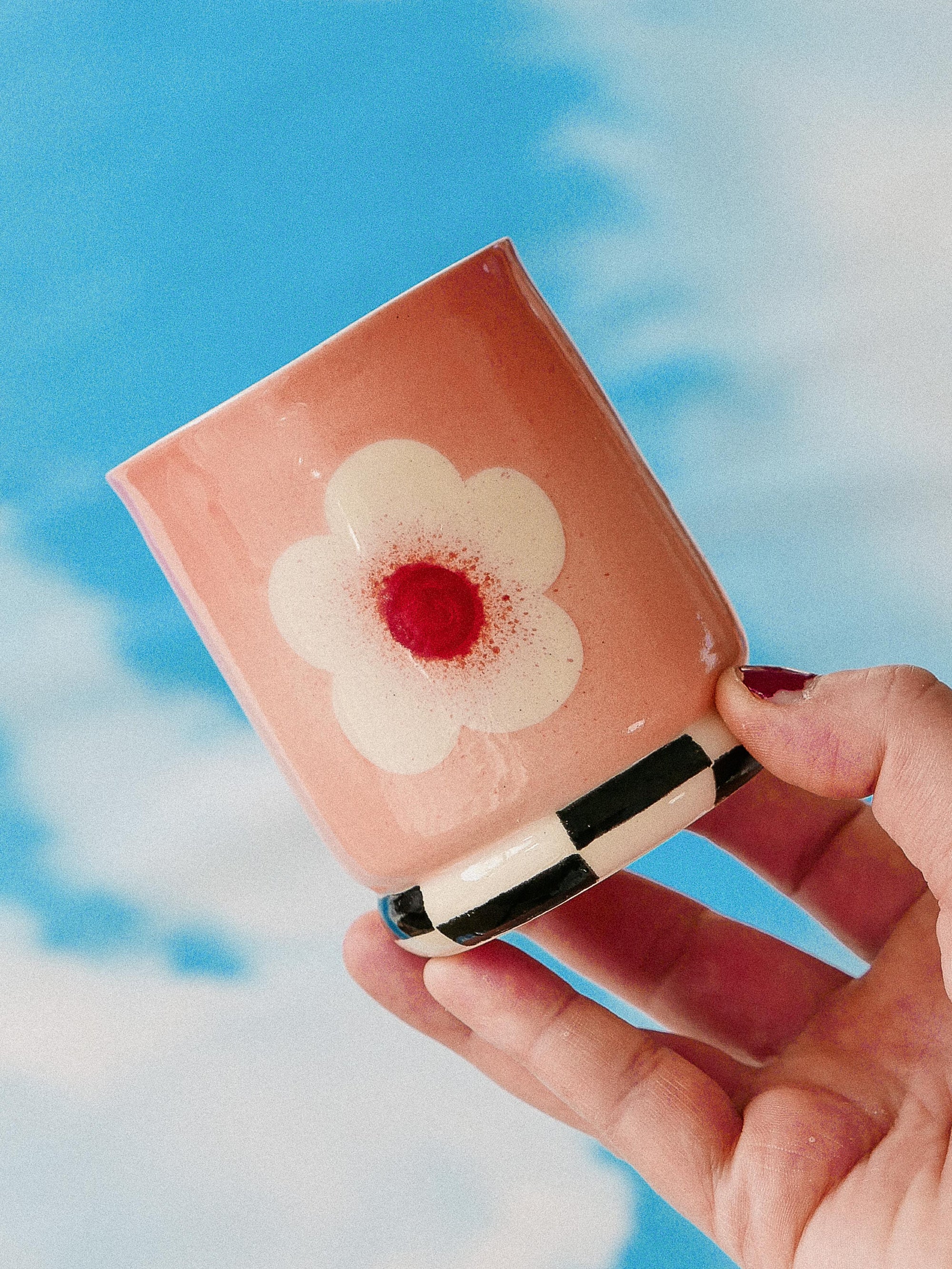 SOFT HANDMADE CERAMIC TUMBLER- jeje.things