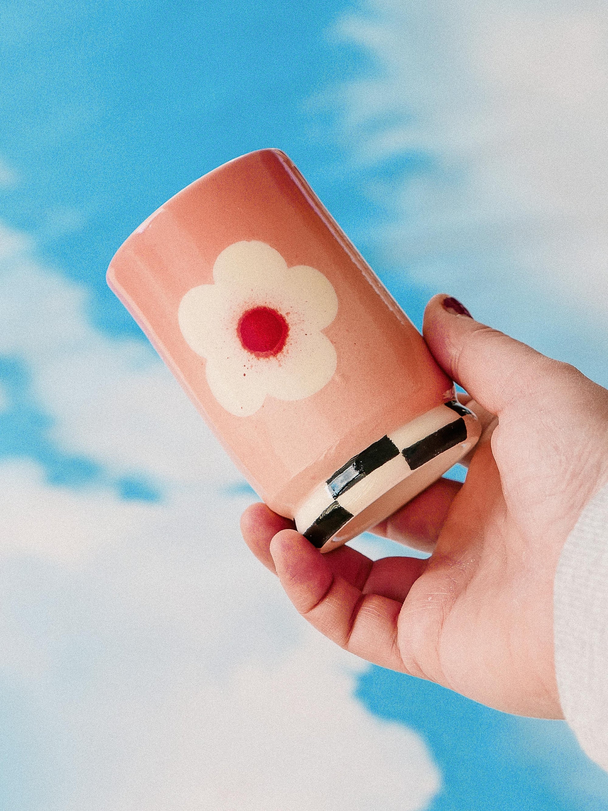 SOFT HANDMADE CERAMIC TUMBLER- jeje.things