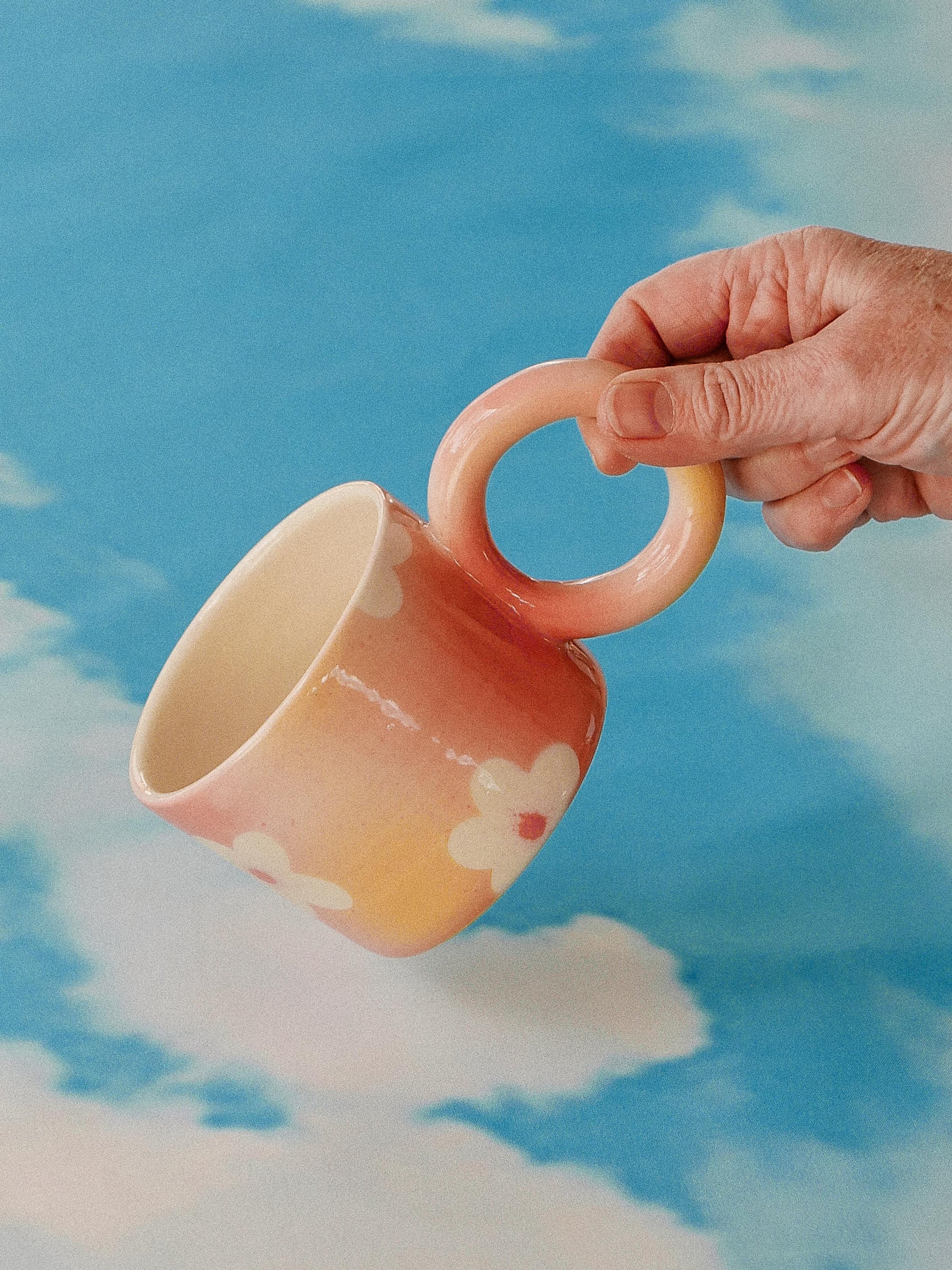 SOFT HANDMADE CERAMIC MUG- jeje.things