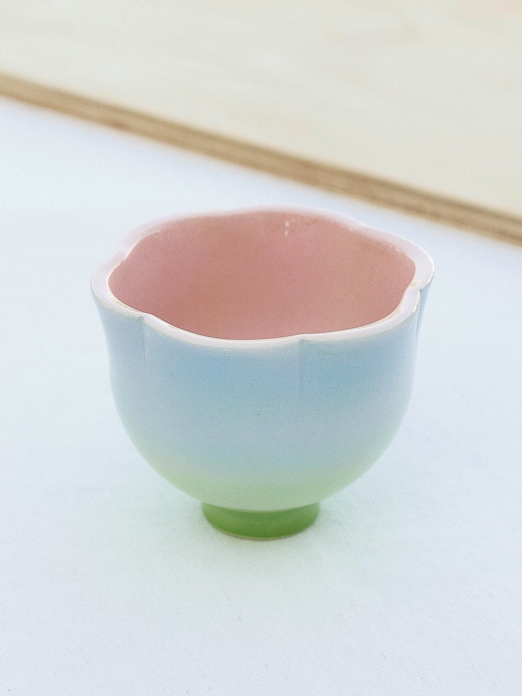 Flower Yunomi (verde+azul+rosa) - jeje.things