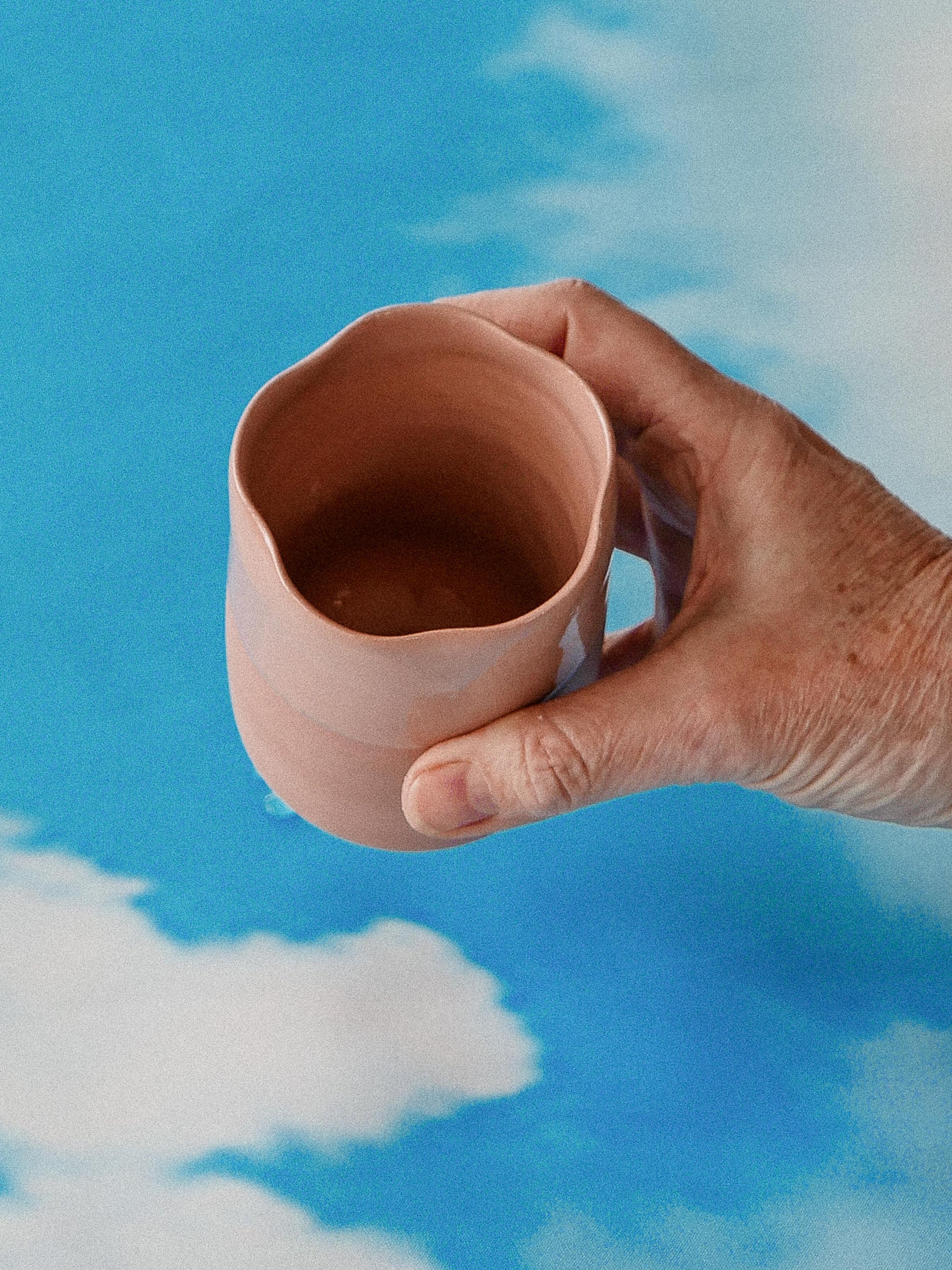 NUDE HANDMADE CERAMIC TUMBLER  - jeje.things