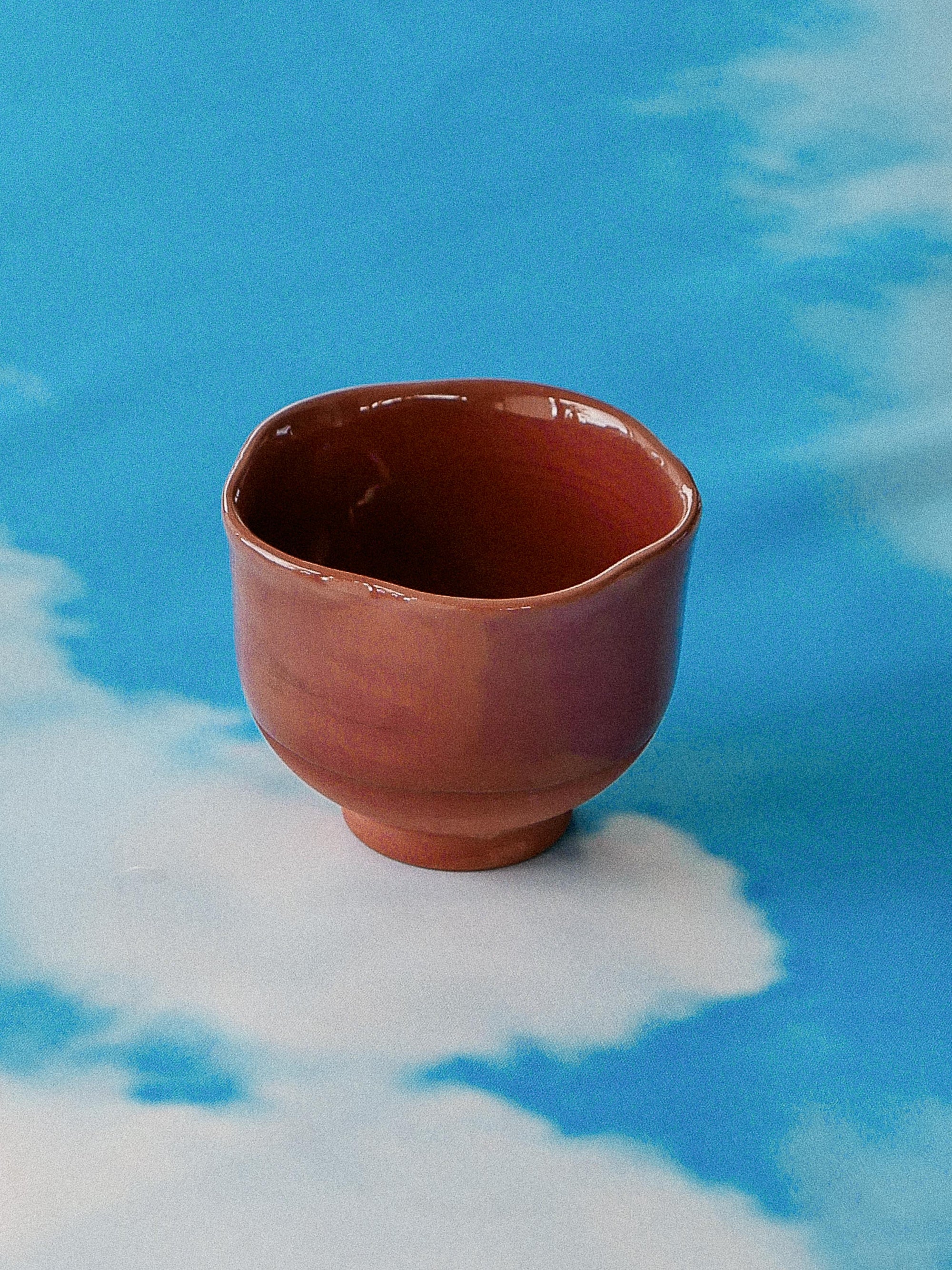BURGUNDY HANDMADE CERAMIC CUP - jeje.things