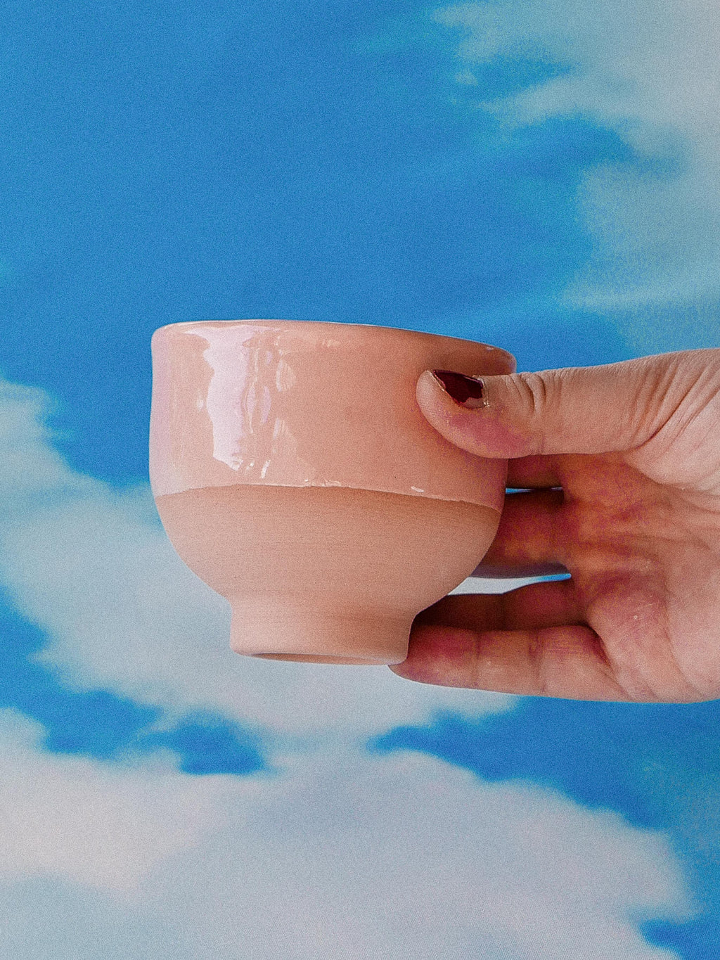 TAZA DE CERÁMICA- NUDE- HECHA A MANO - jeje.things