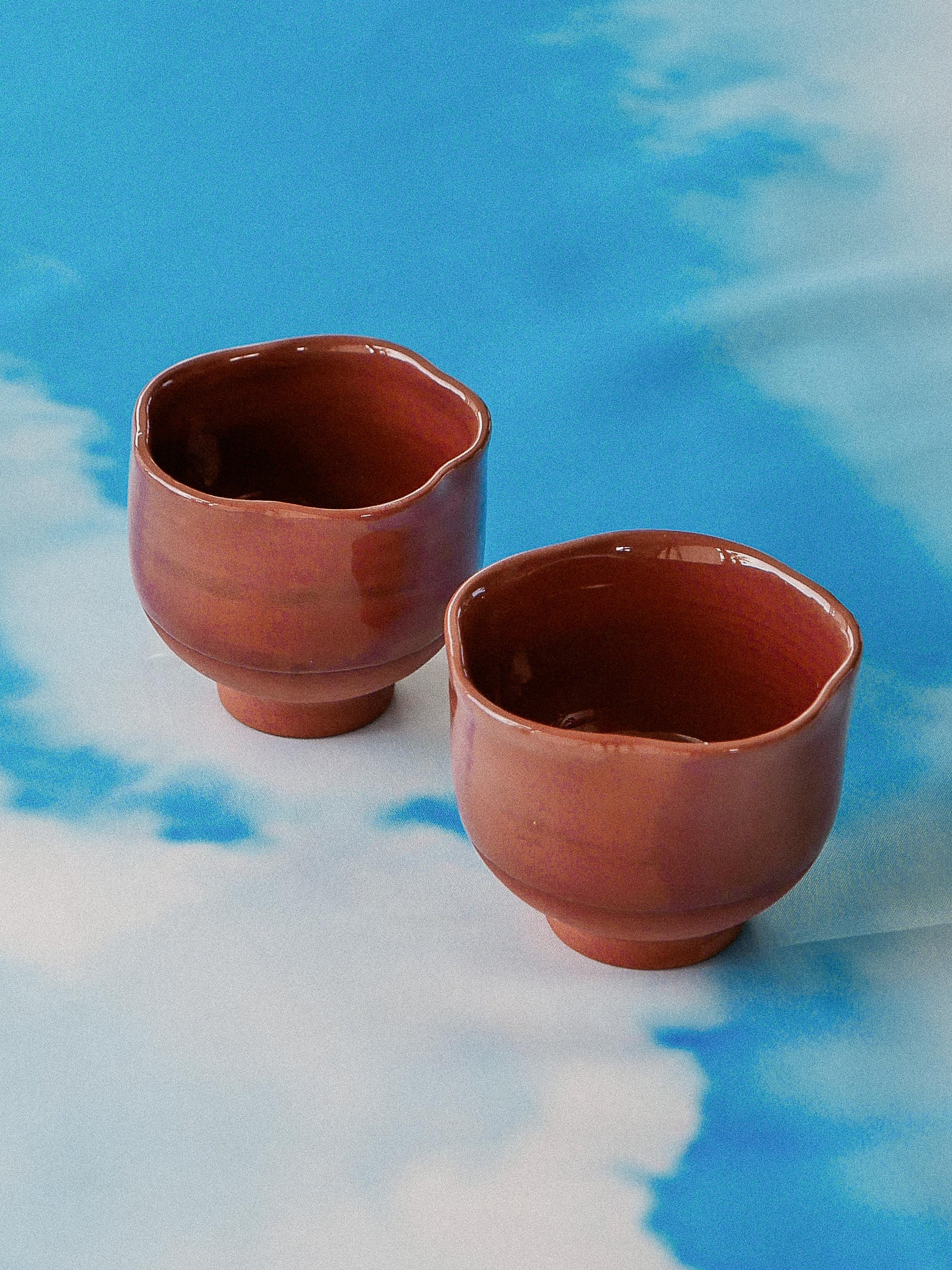 BURGUNDY HANDMADE CERAMIC CUP - jeje.things