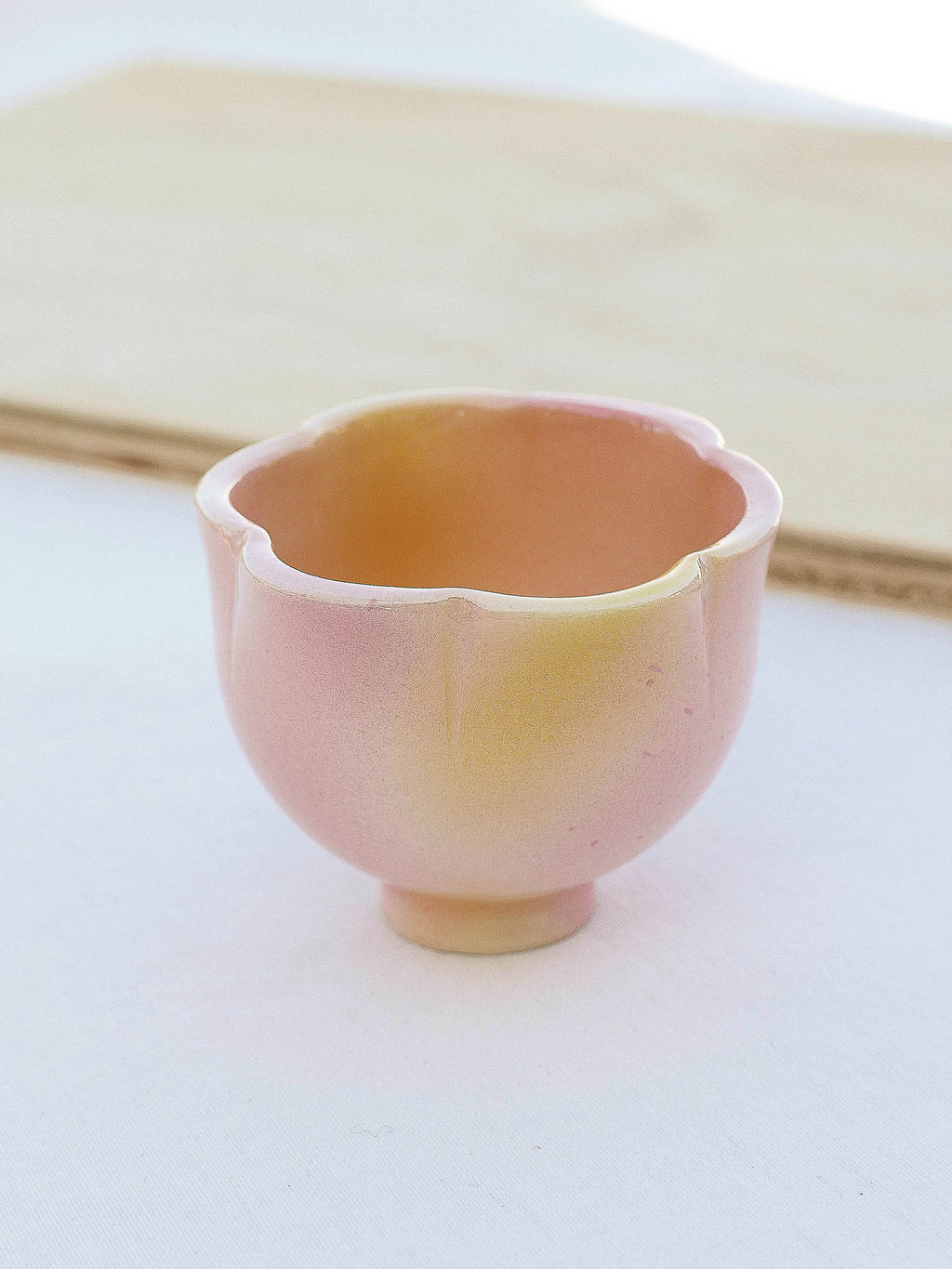 Flower Yunomi (pink+yellow) - jeje.things