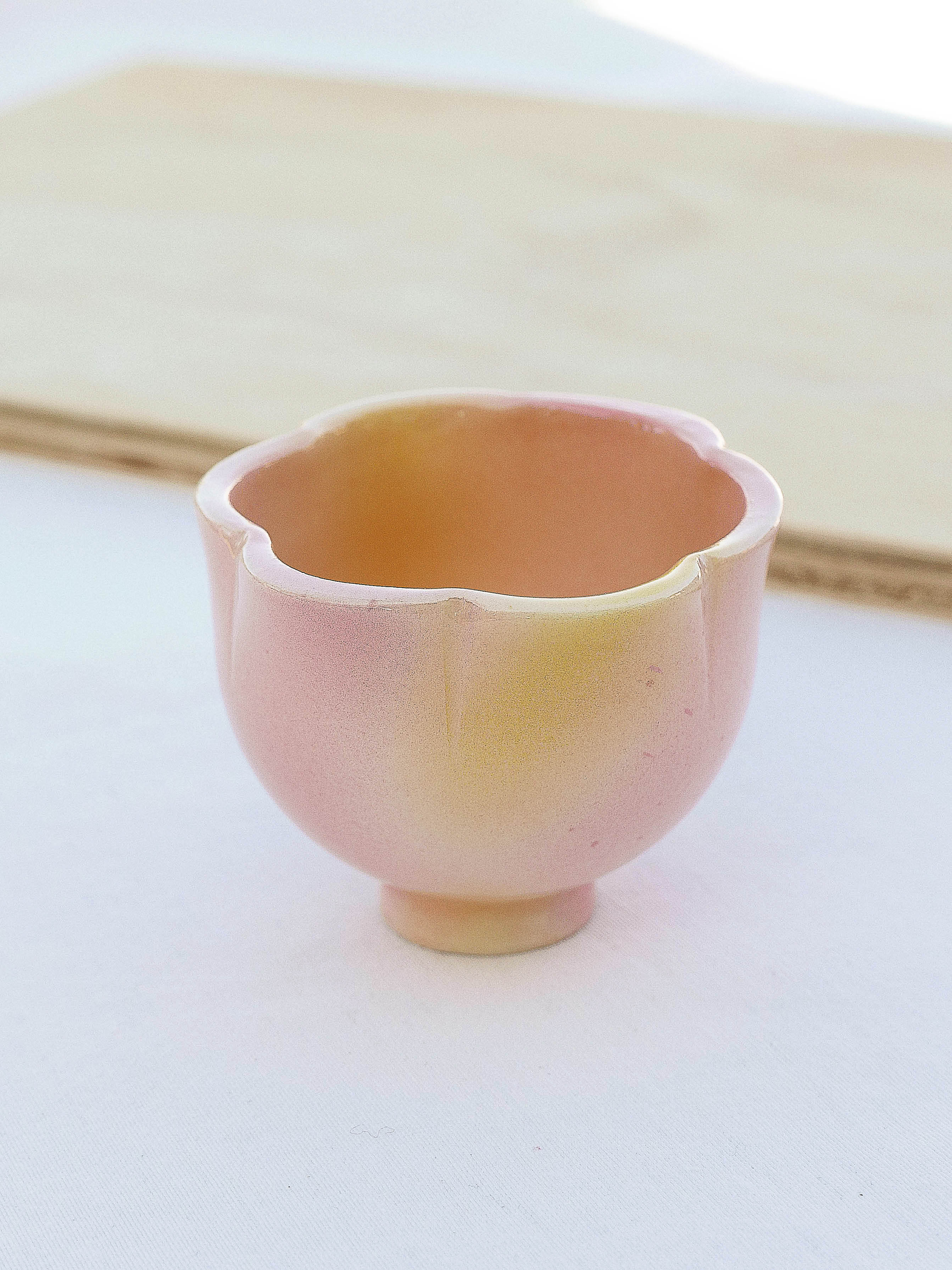 Flower Yunomi (pink+yellow) - jeje.things