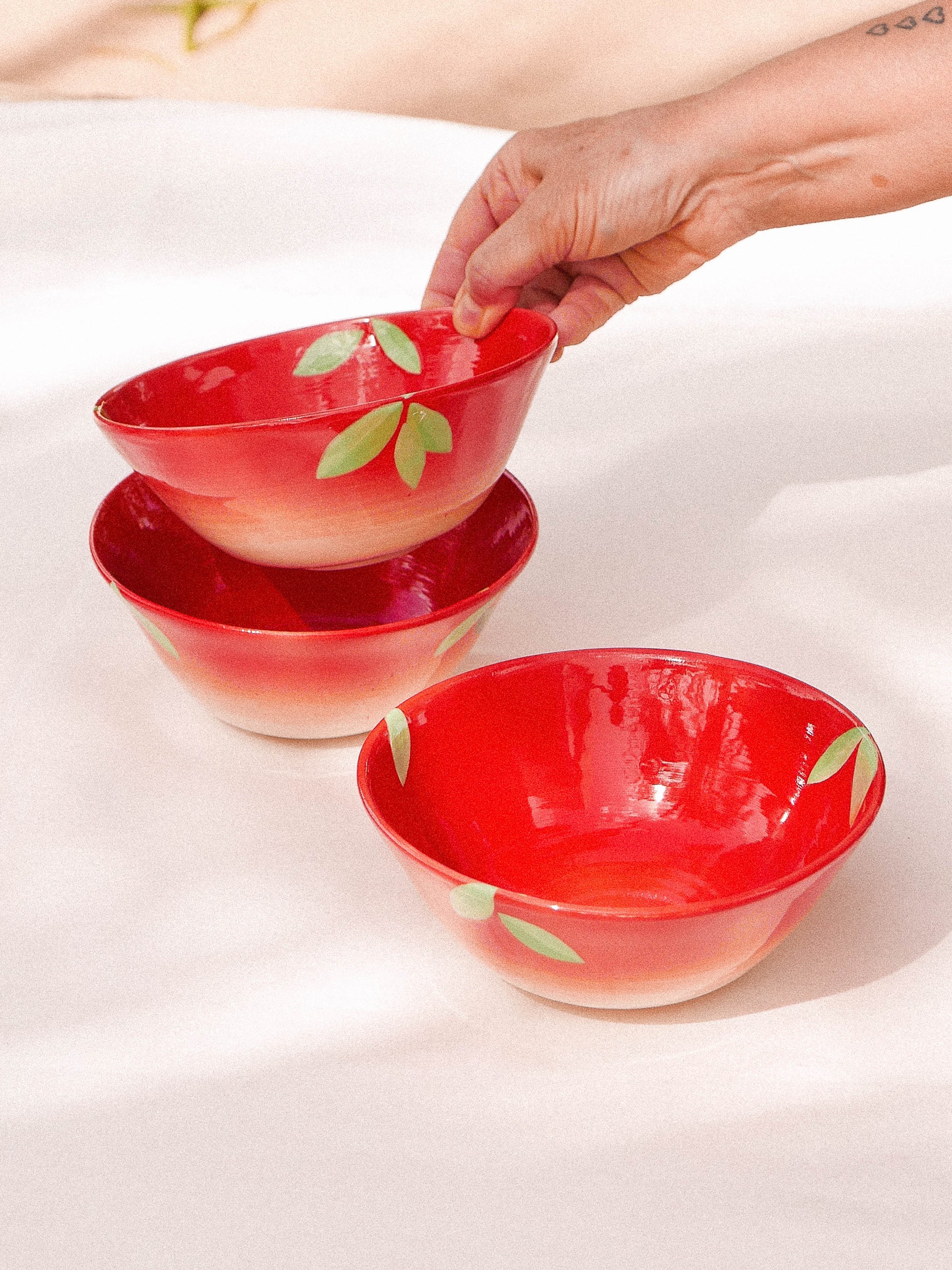 RED BOWL— SECONDS - HANDMADE | jeje.things