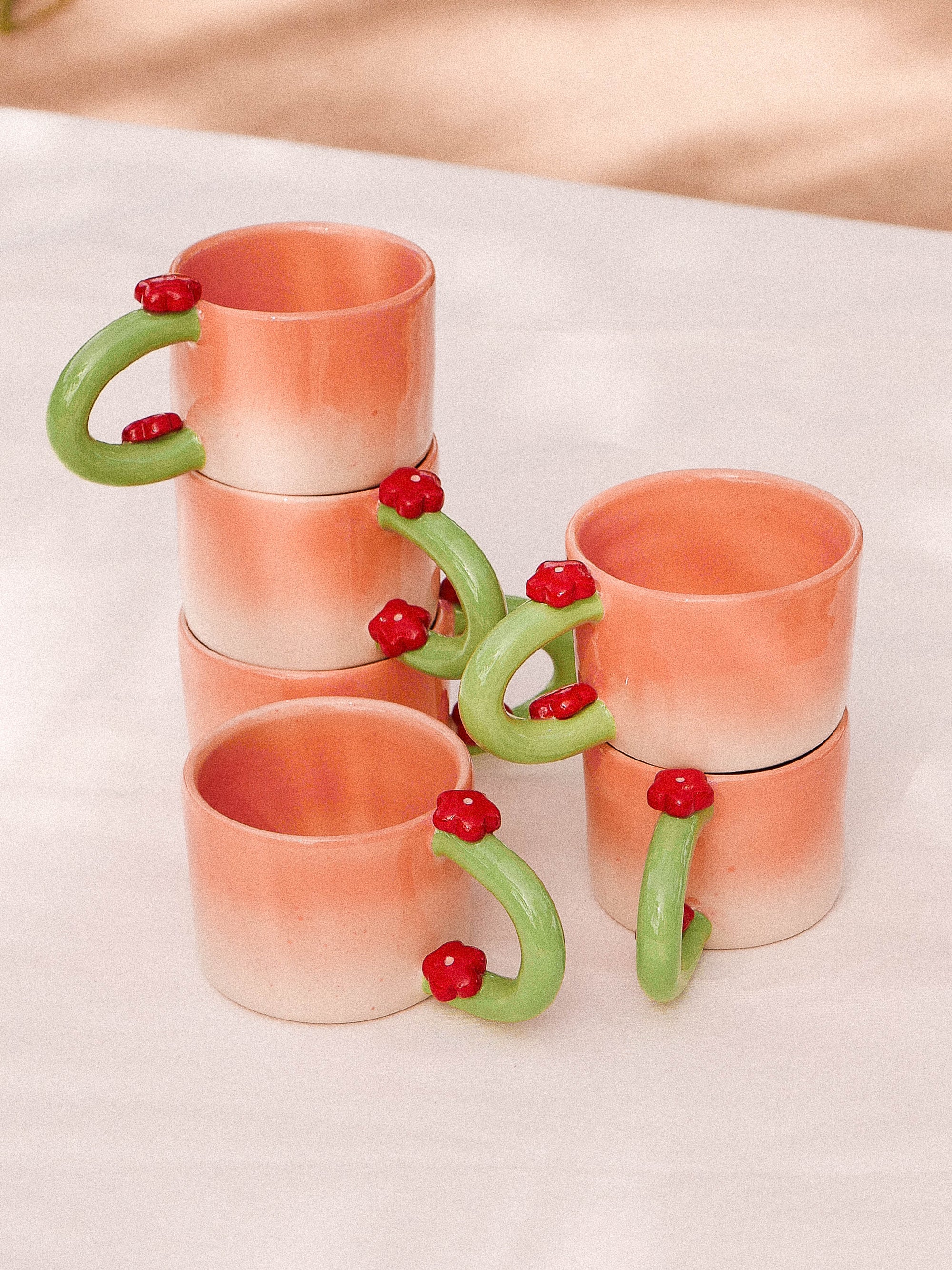 FLORA HANDMADE CERAMIC MUG | jeje.things