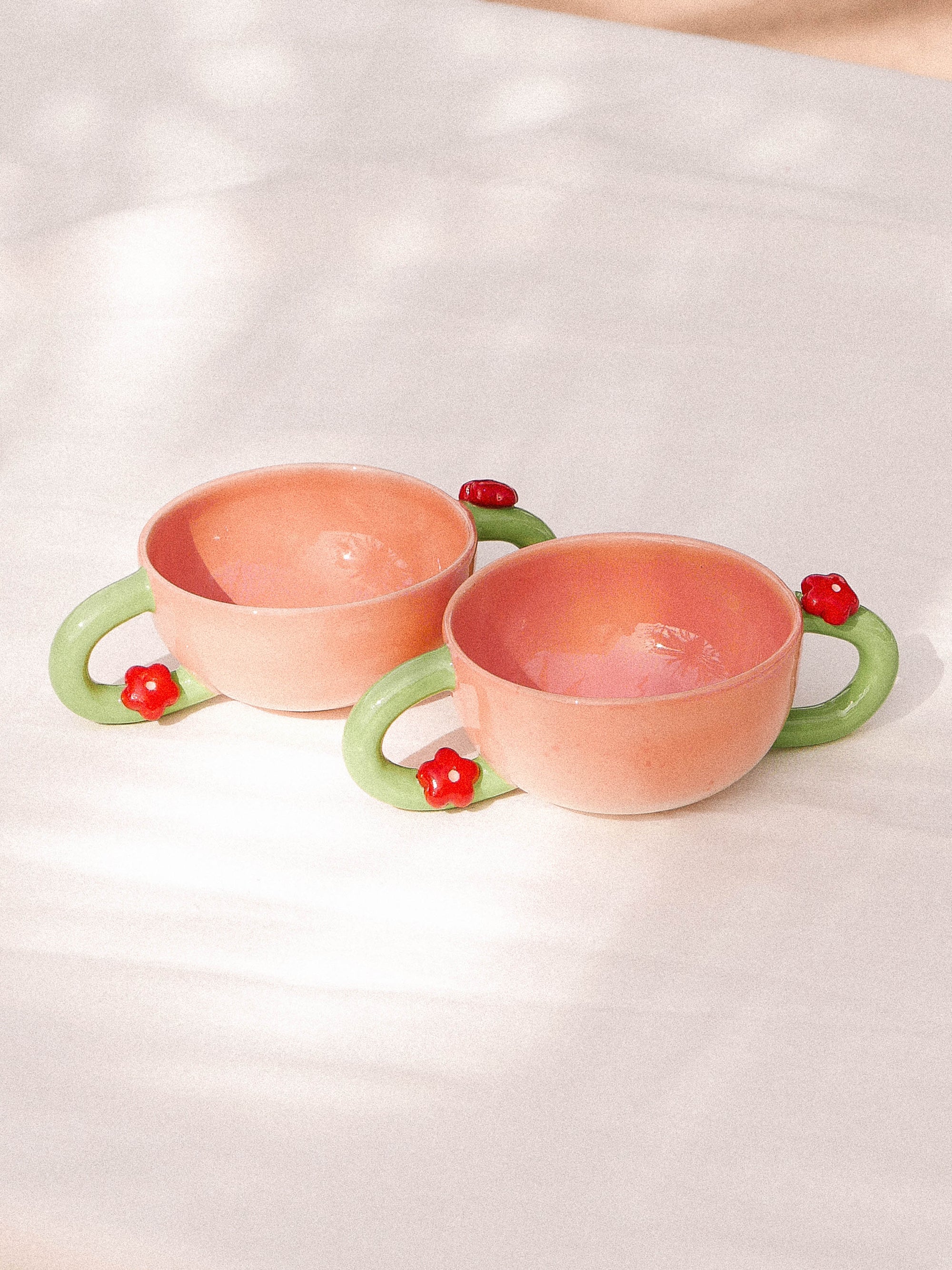 FLORA HANDMADE CERAMIC BIG MUG | jeje.things