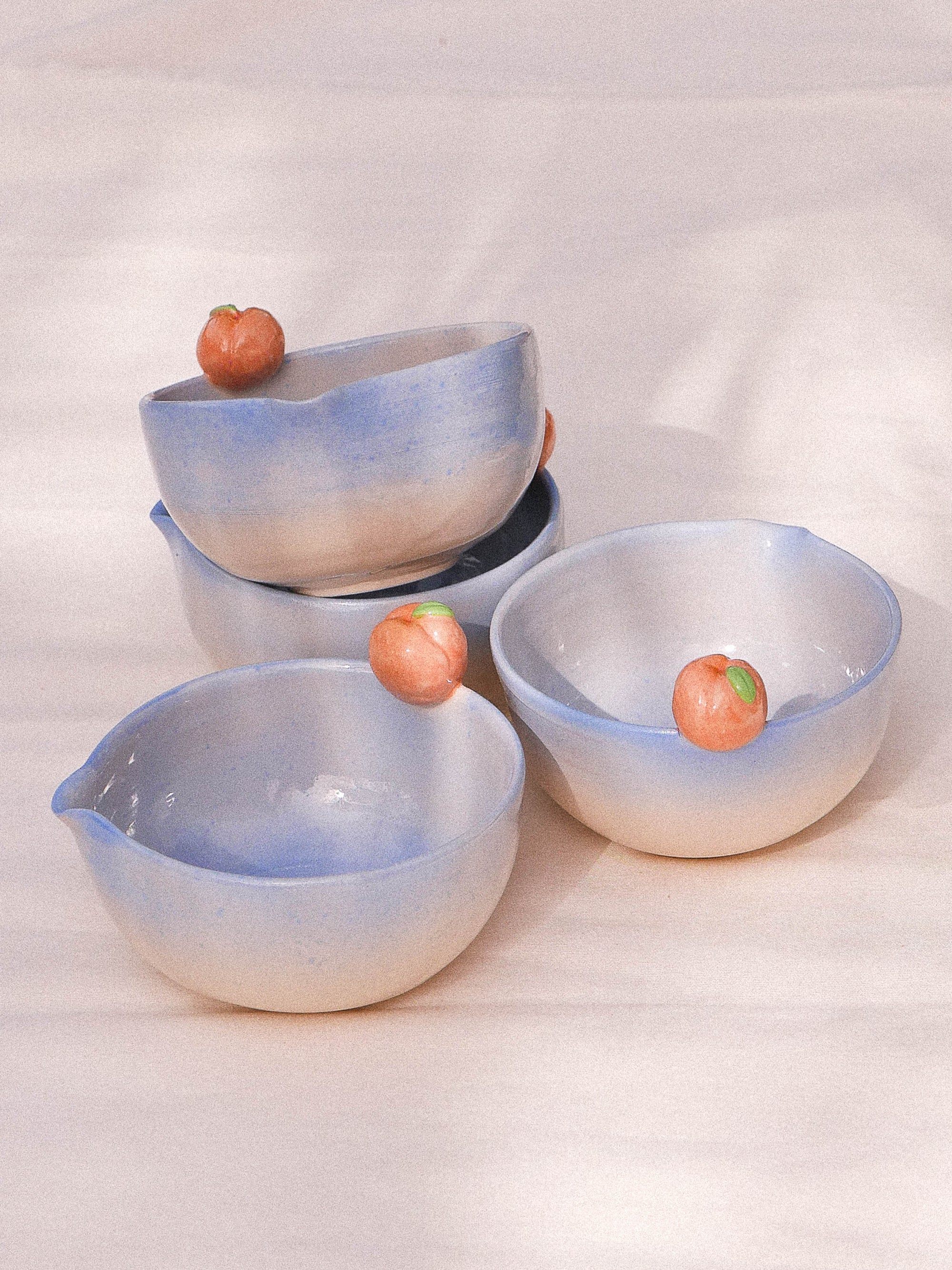 PEACH MATCHA BOWL— SECONDS - HANDMADE | jeje.things