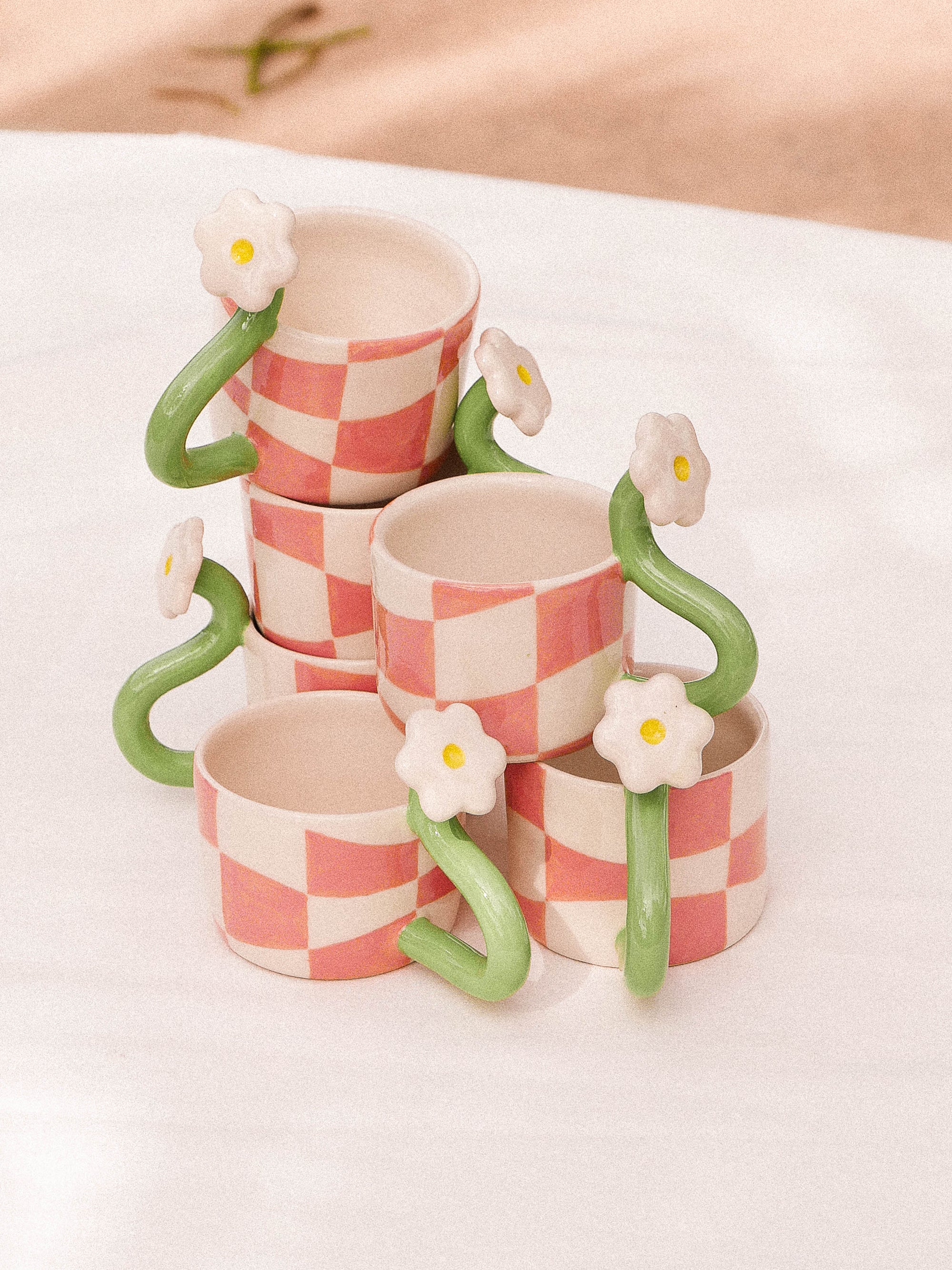 BLOOM HANDMADE CERAMIC MUG - WHITE| jeje.things