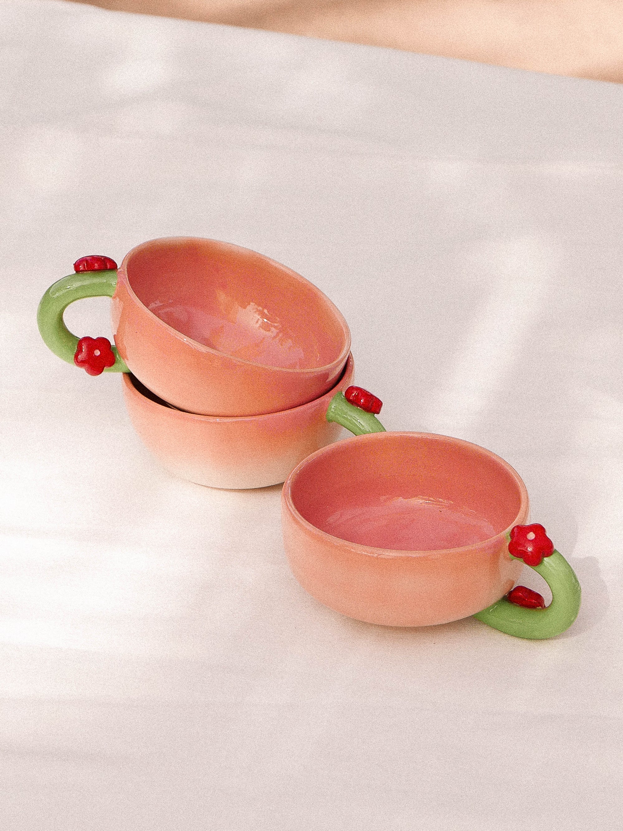 FLORA HANDMADE CERAMIC BIG MUG | jeje.things