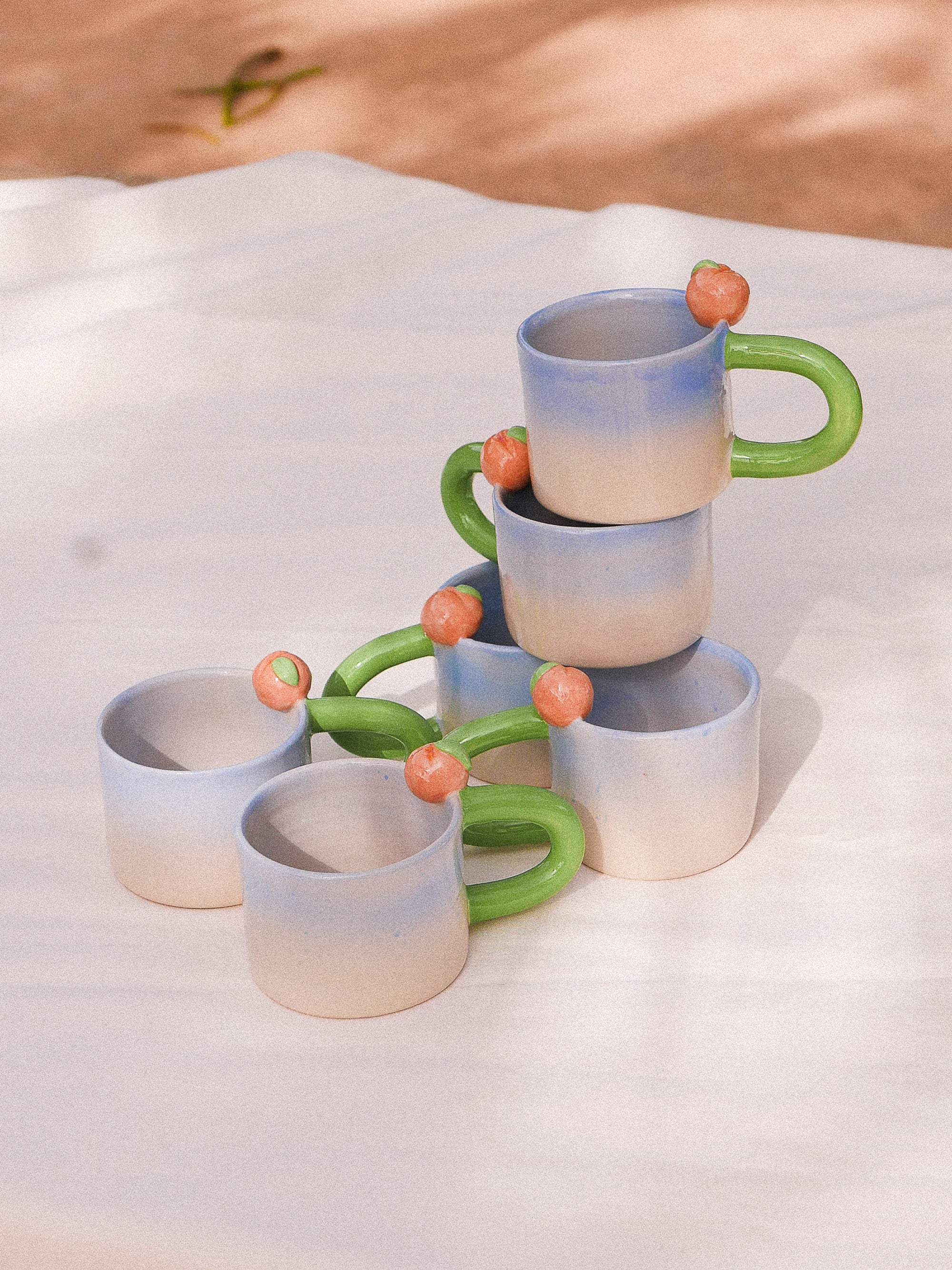 PEACH  MUG— SECONDS - HANDMADE | jeje.things