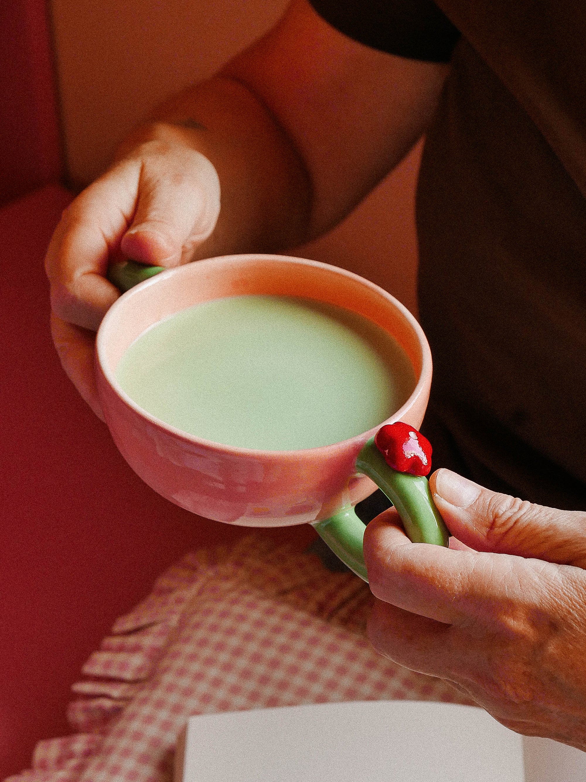 FLORA HANDMADE CERAMIC BIG MUG | jeje.things