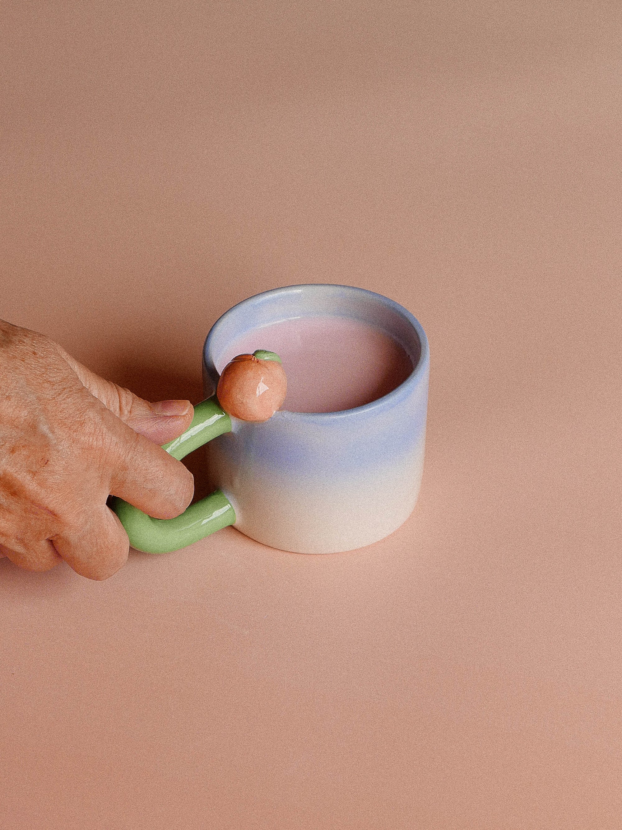 PEACH  MUG— SECONDS - HANDMADE | jeje.things