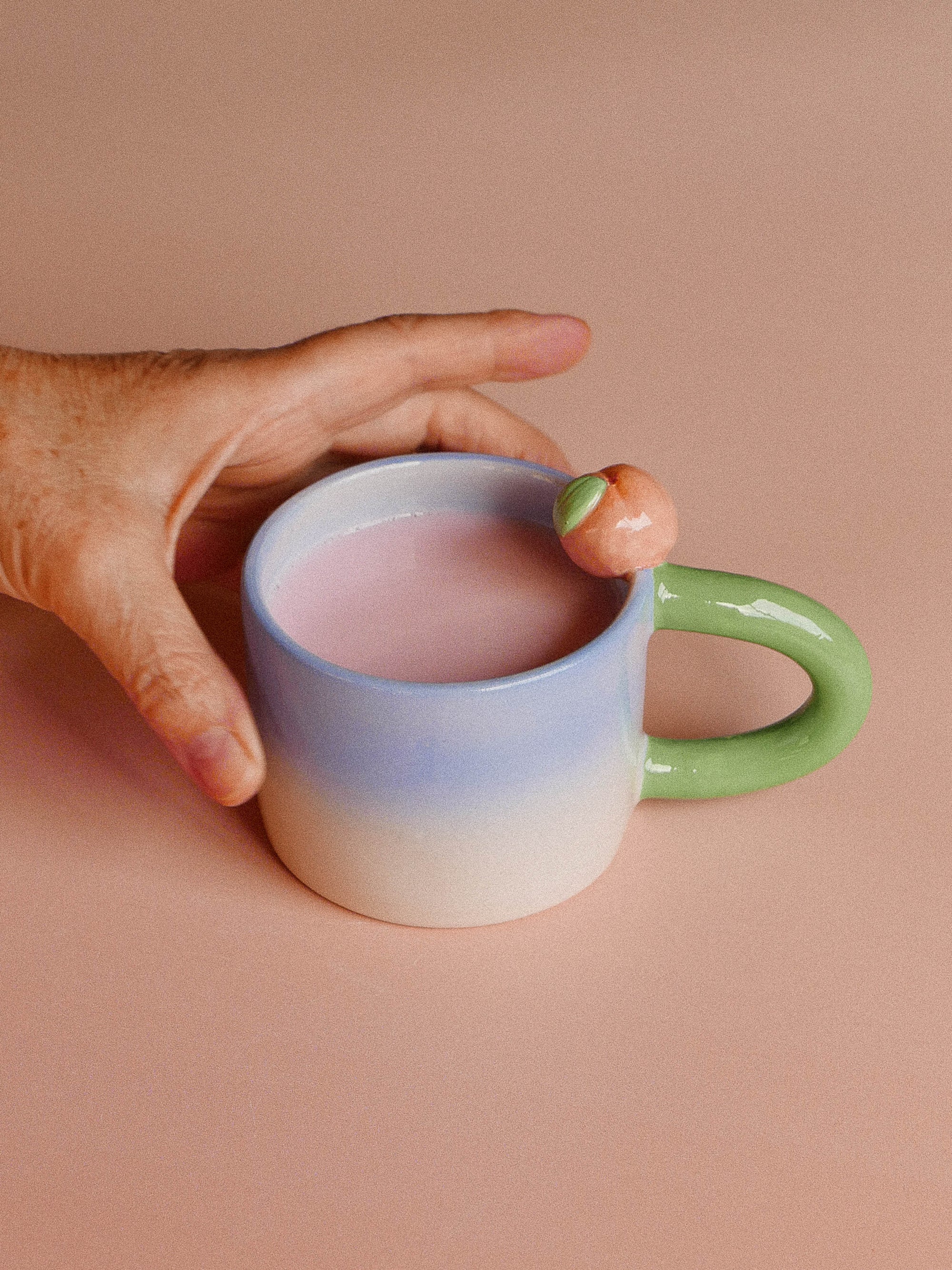 PEACH  MUG— SECONDS - HANDMADE | jeje.things
