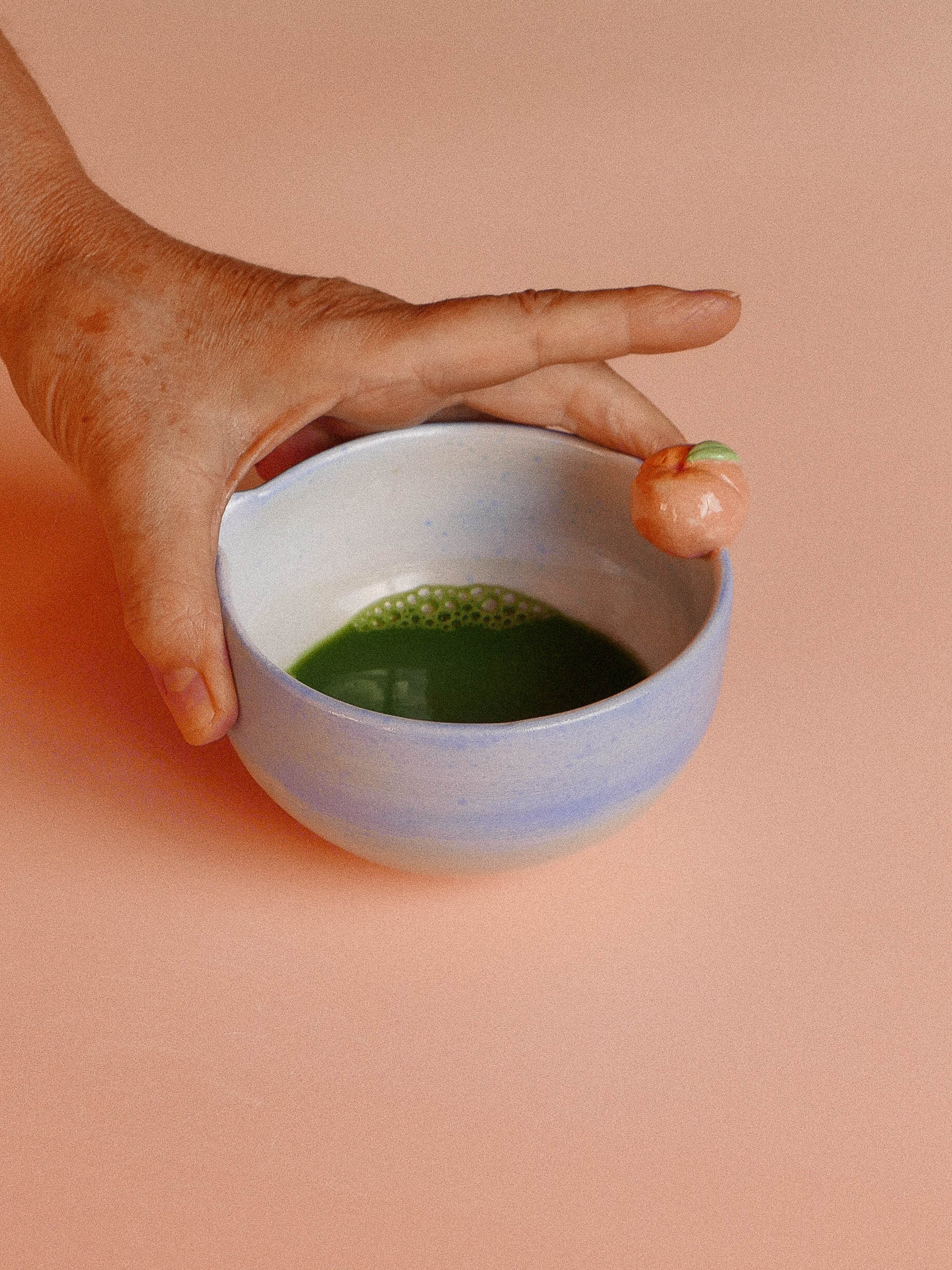 PEACH MATCHA BOWL— SECONDS - HANDMADE | jeje.things