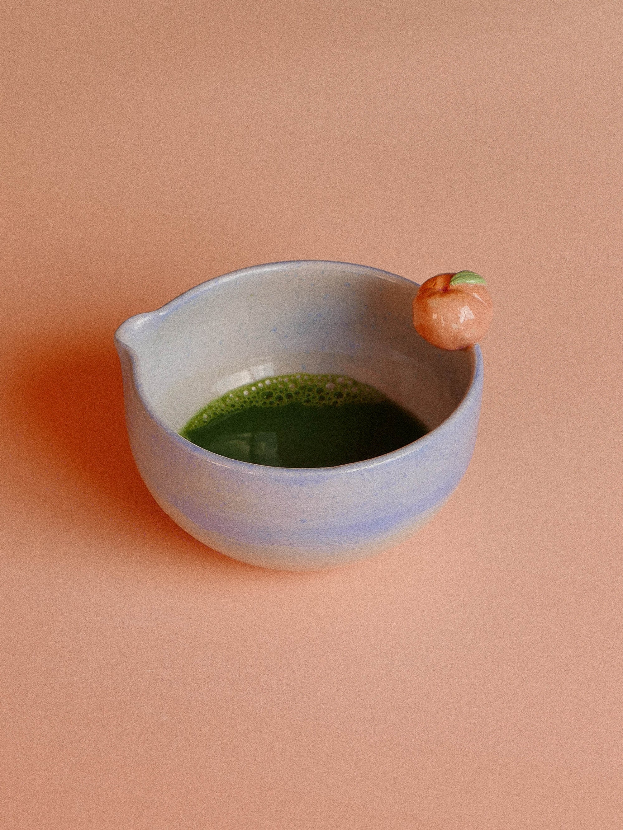 PEACH MATCHA BOWL— SECONDS - HANDMADE | jeje.things
