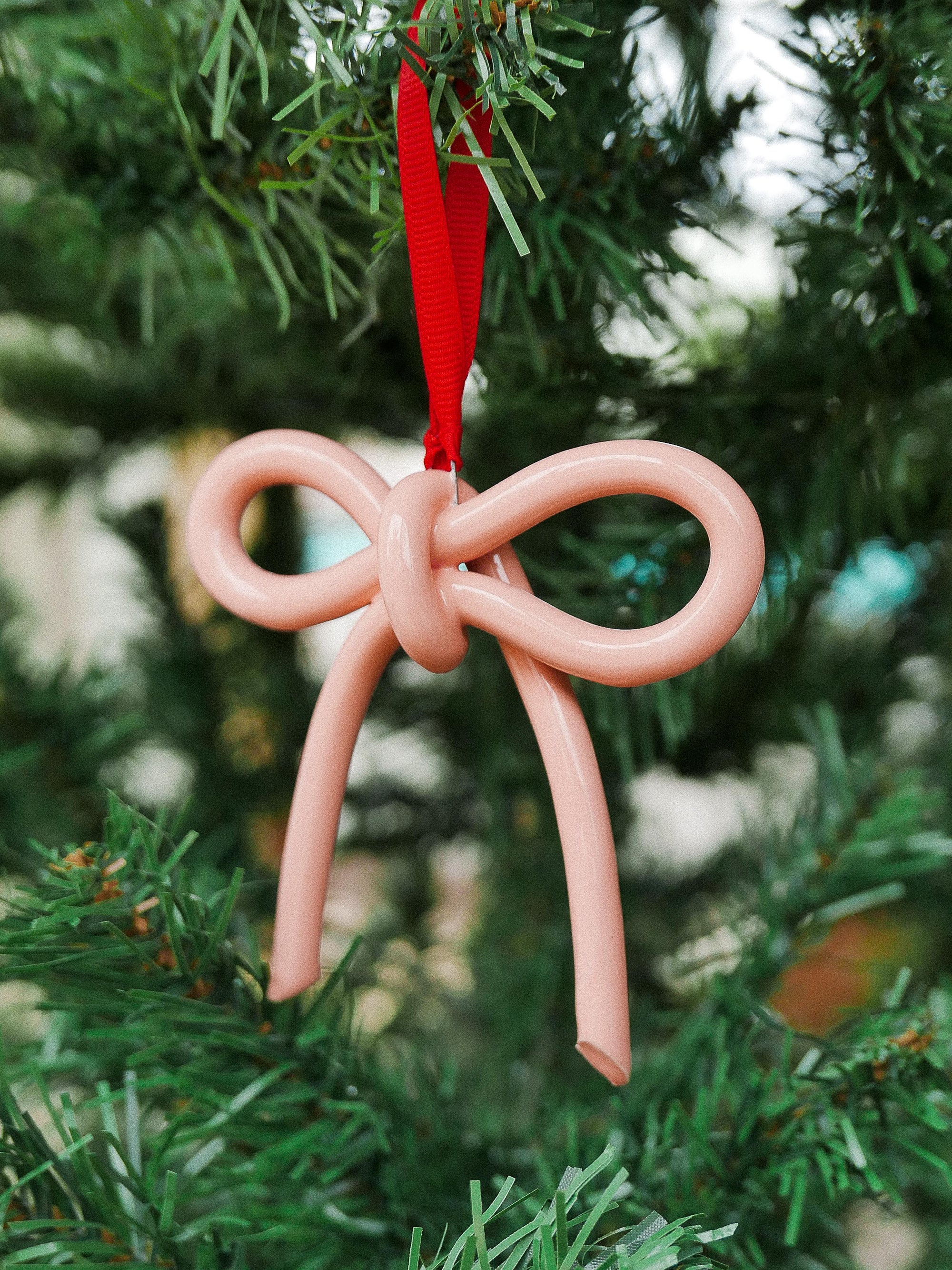 BOW HANDMADE CHRISTMAS ORNAMENT - jeje.things