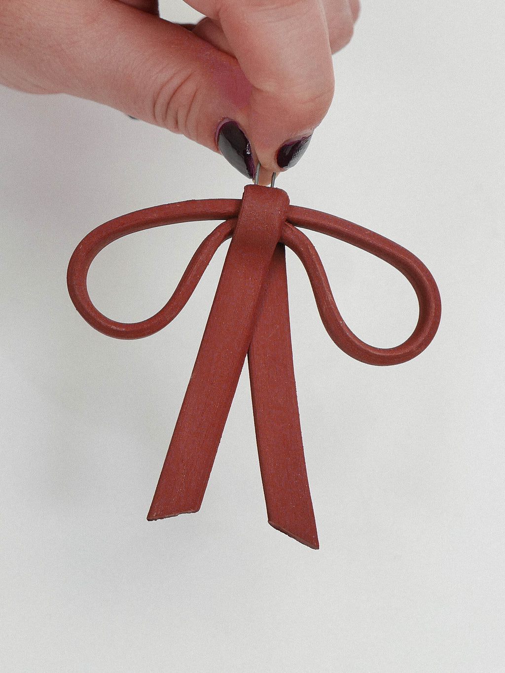 Loop Bow · Terracotta | jeje.things