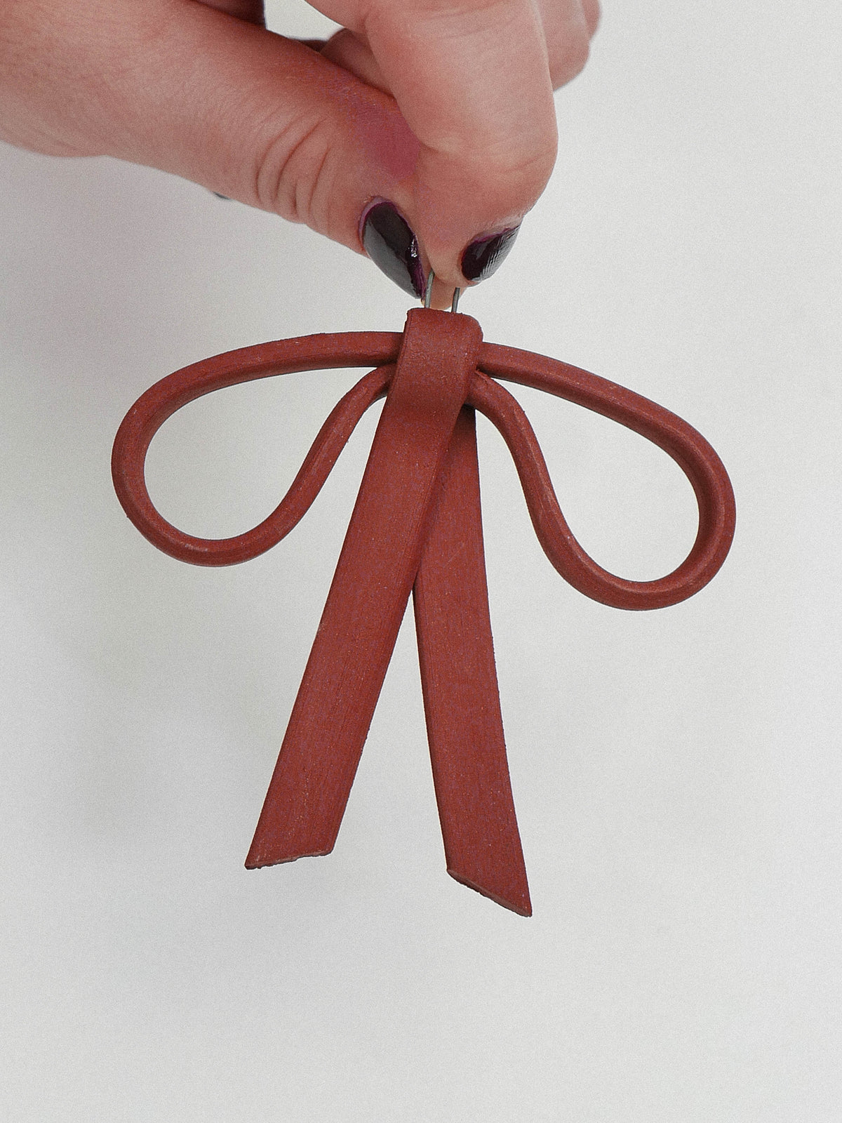 Loop Bow · Terracotta | jeje.things