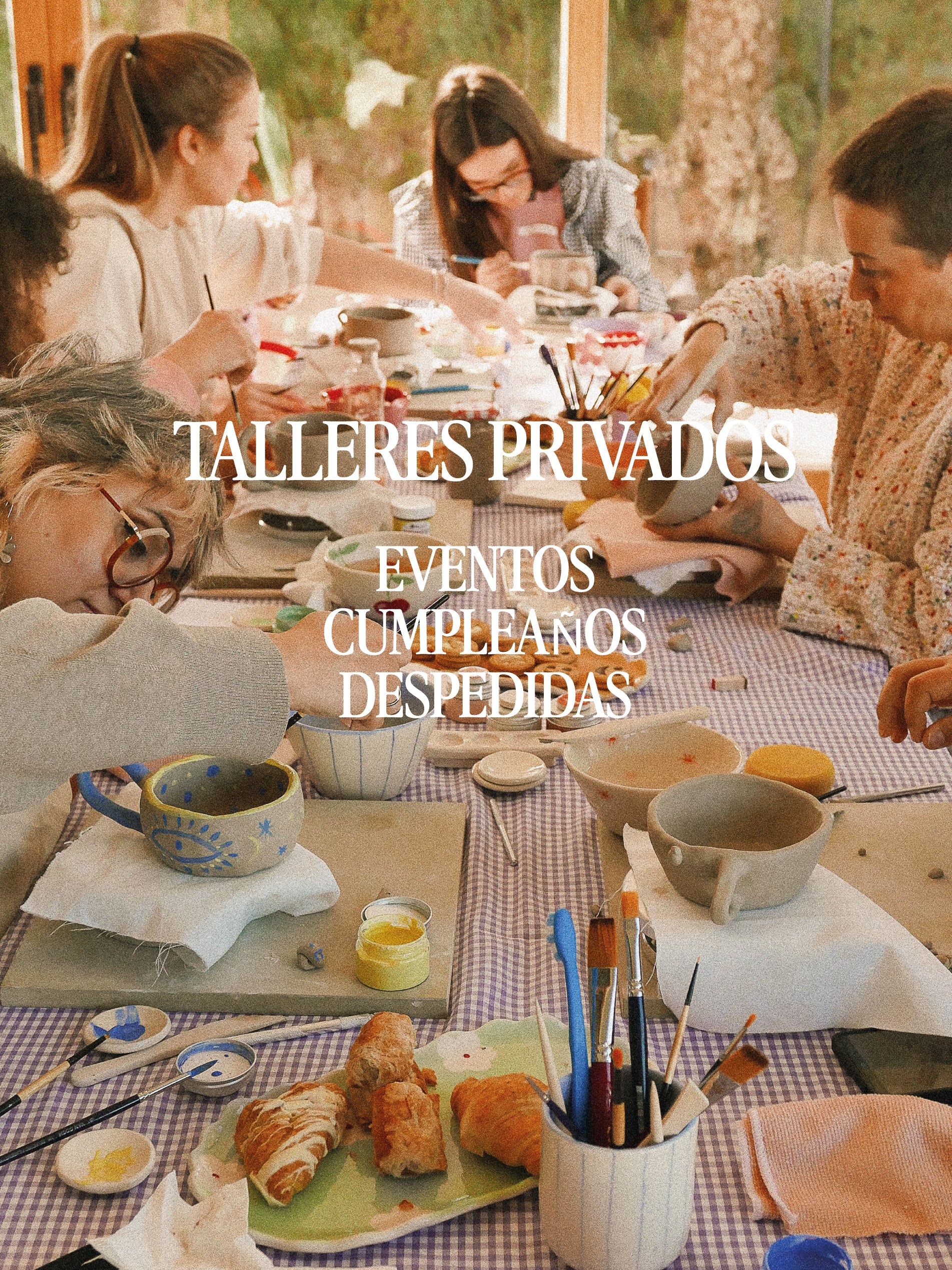 🎉 Talleres privados · Cumpleaños & eventos