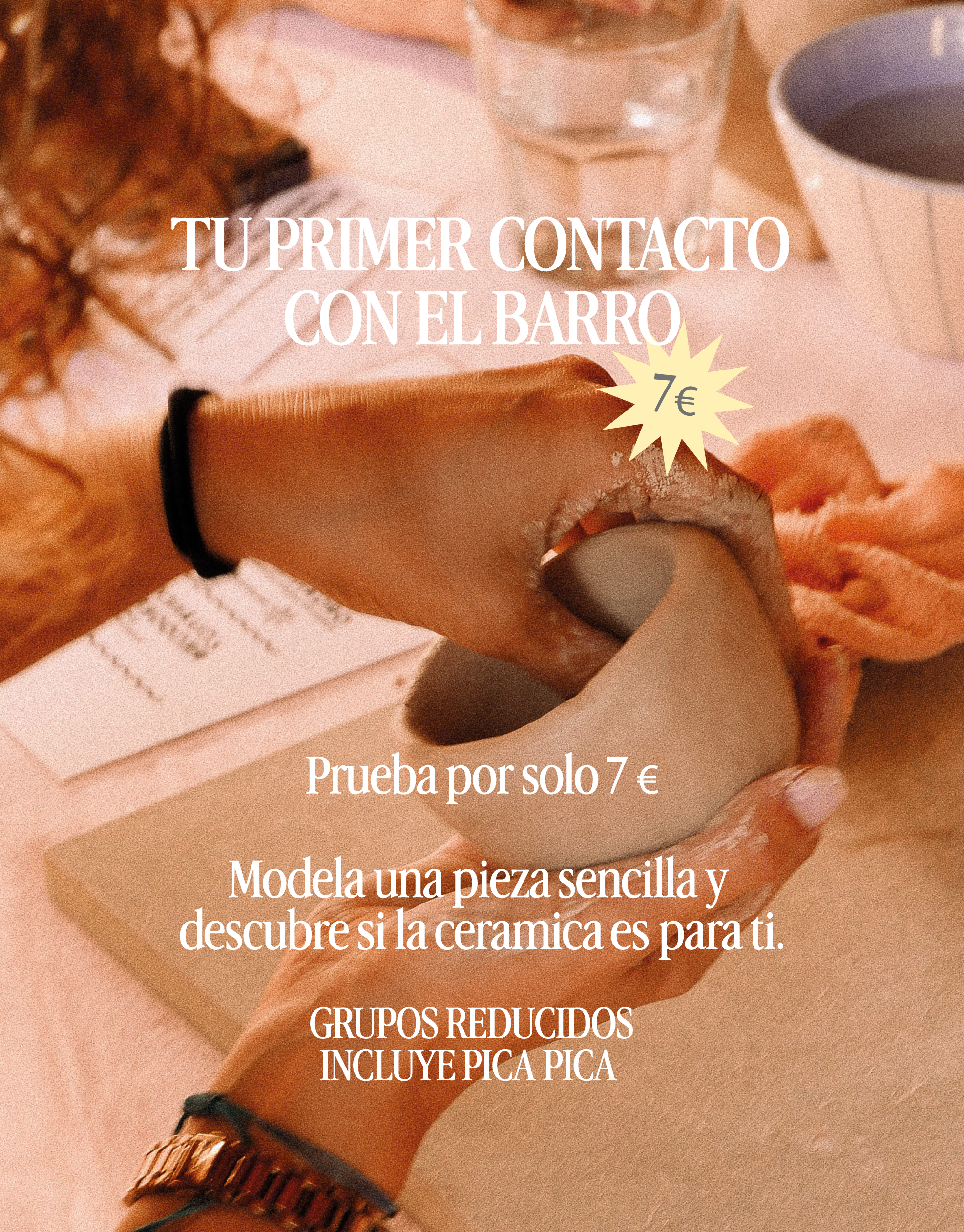 Tu primer contacto con el barro · Hello Spring- 21 MARZO