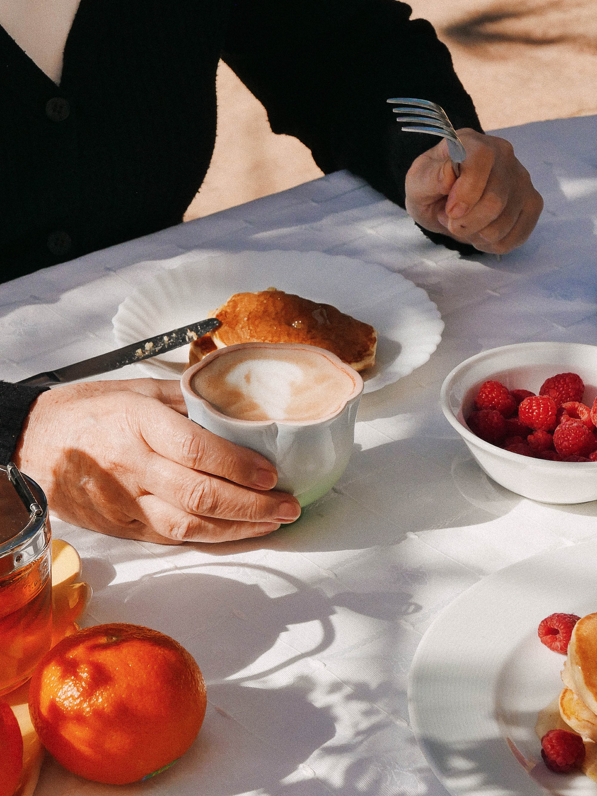 Flower Yunomi (grenn+blue+pink) - jeje.things