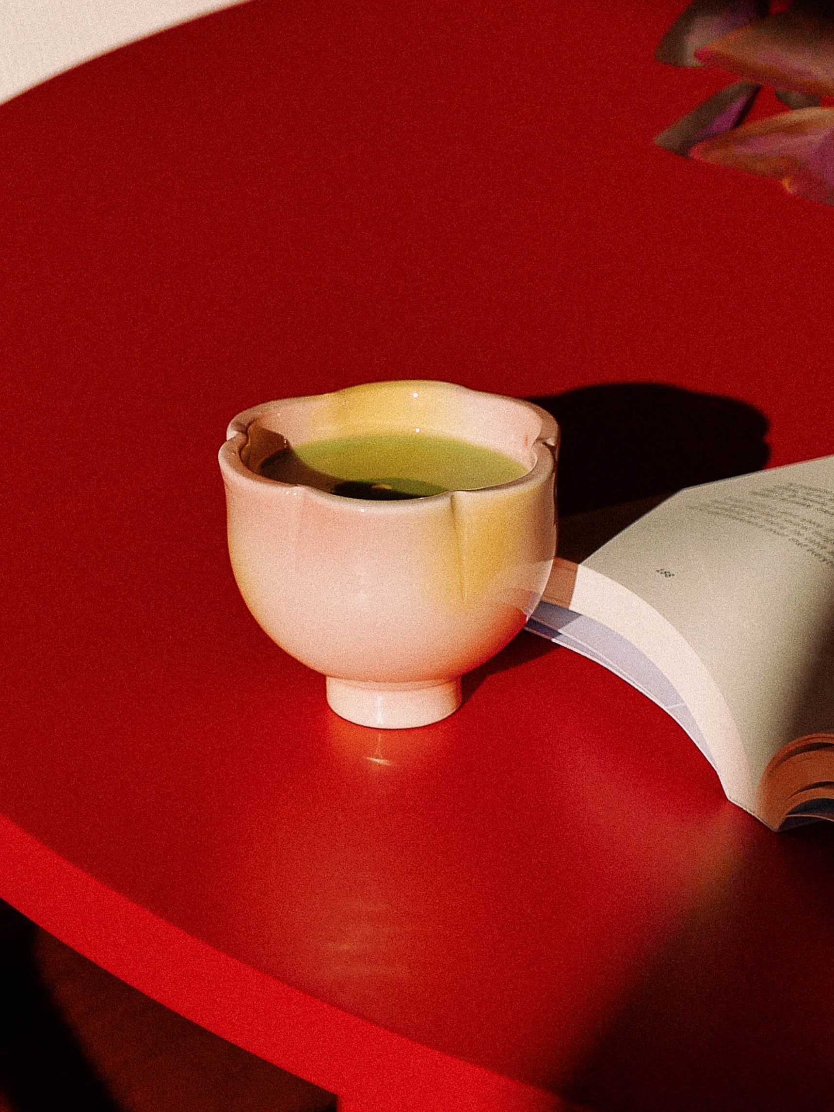 Flower Yunomi (pink+yellow) - jeje.things