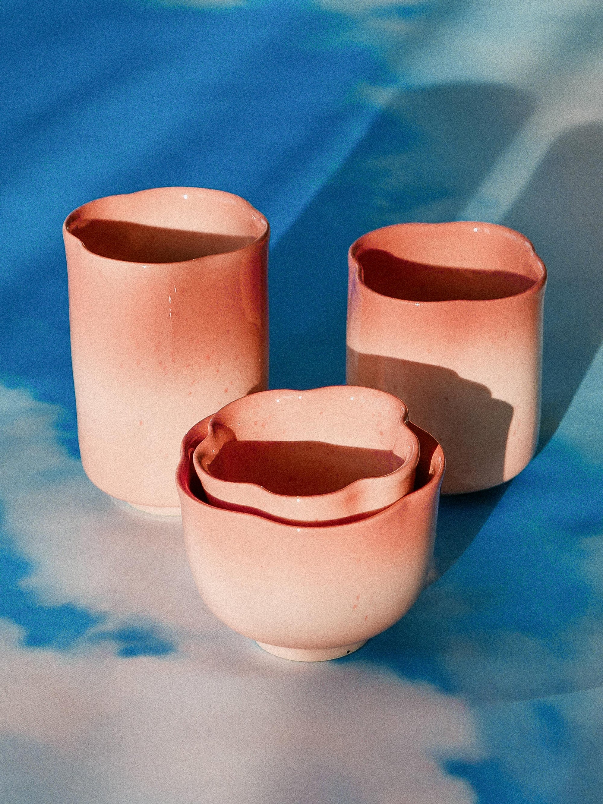 FADE HANDMADE CERAMIC TUMBLER  - jeje.things