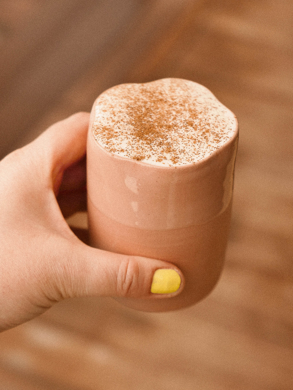 NUDE HANDMADE CERAMIC TUMBLER  - jeje.things