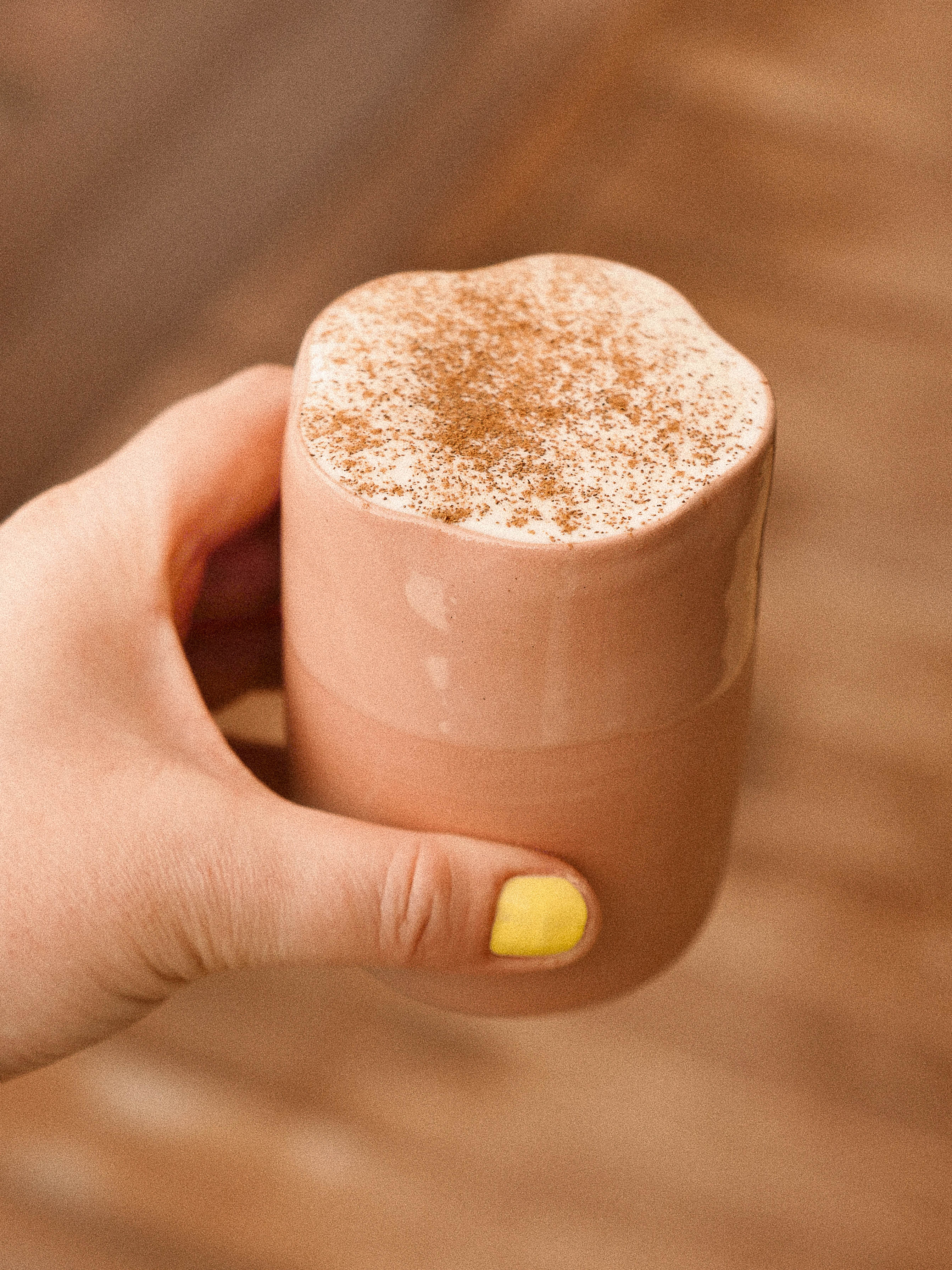 NUDE HANDMADE CERAMIC TUMBLER  - jeje.things