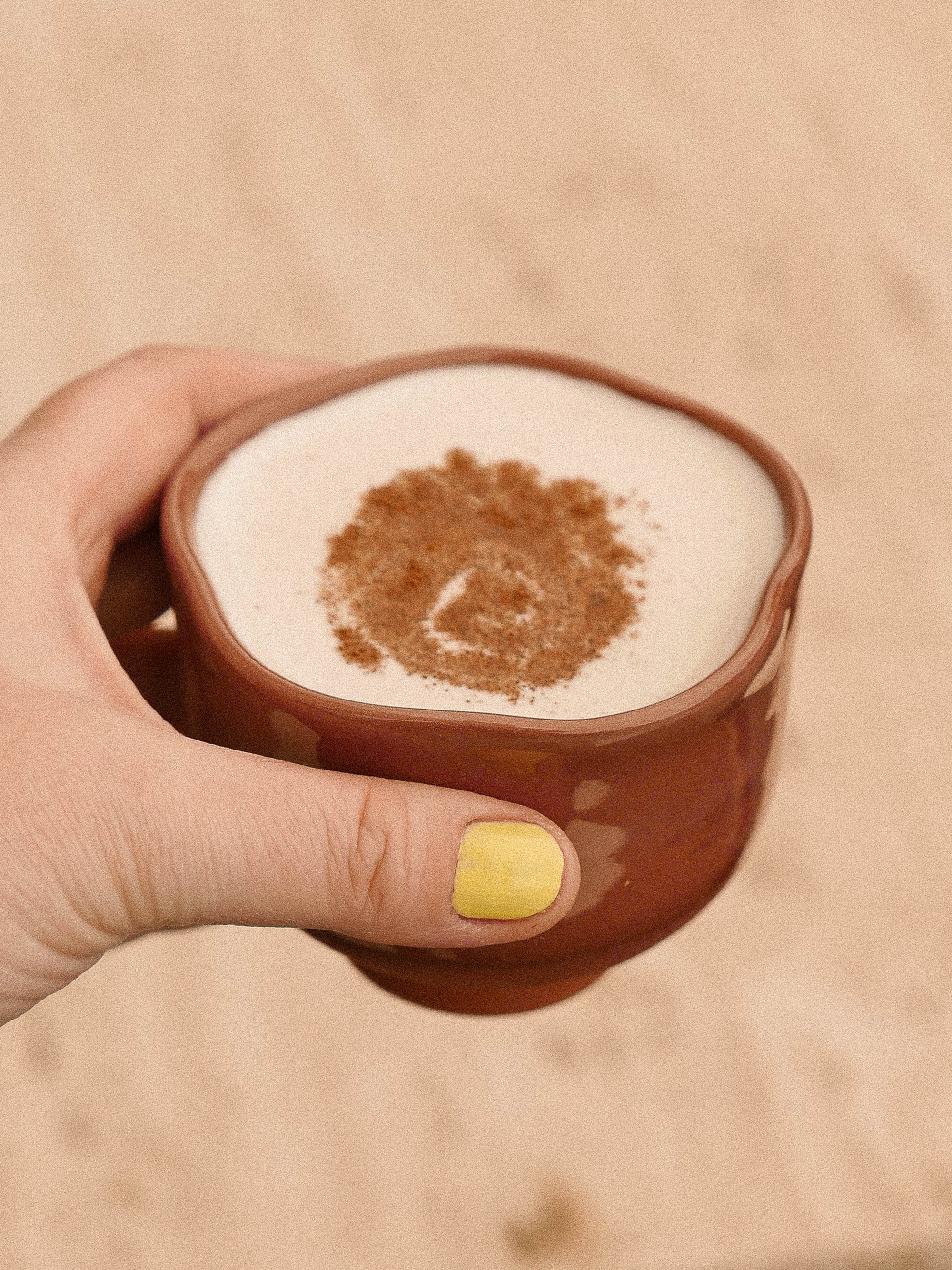 BURGUNDY HANDMADE CERAMIC CUP - jeje.things