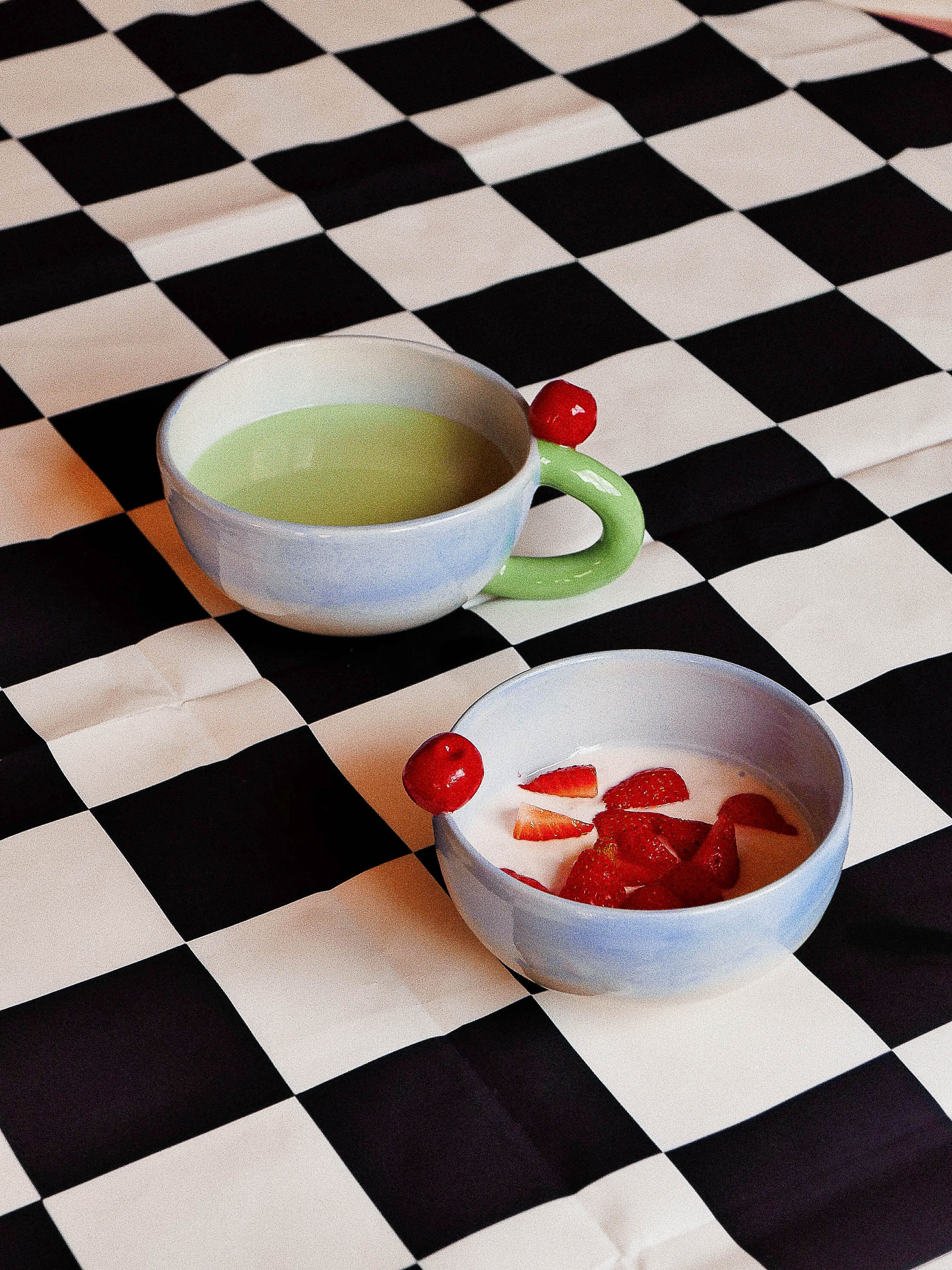 CHERRY BARISTA MUG— SECONDS - HANDMADE | jeje.things