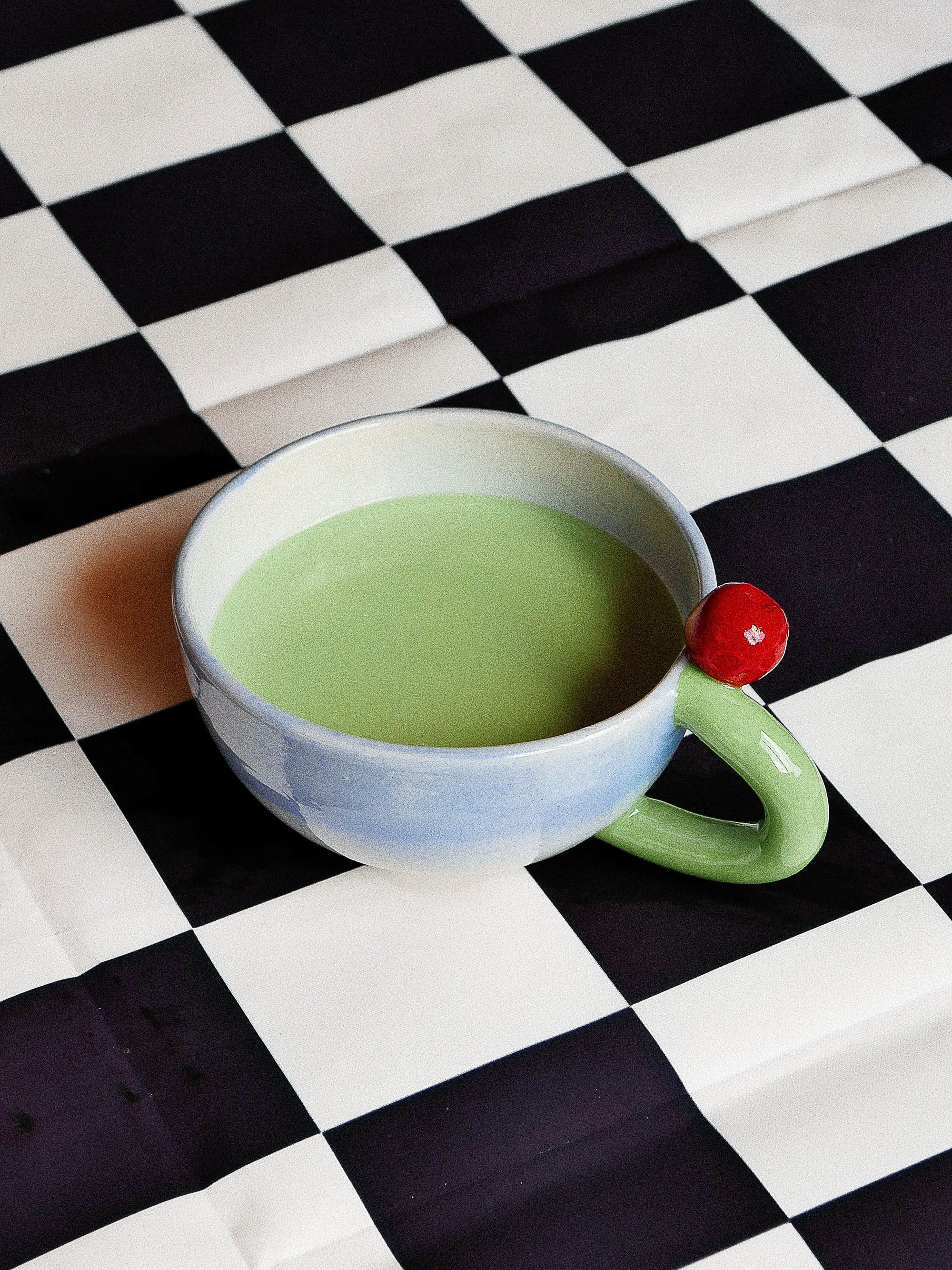 CHERRY BARISTA MUG— SECONDS - HANDMADE | jeje.things