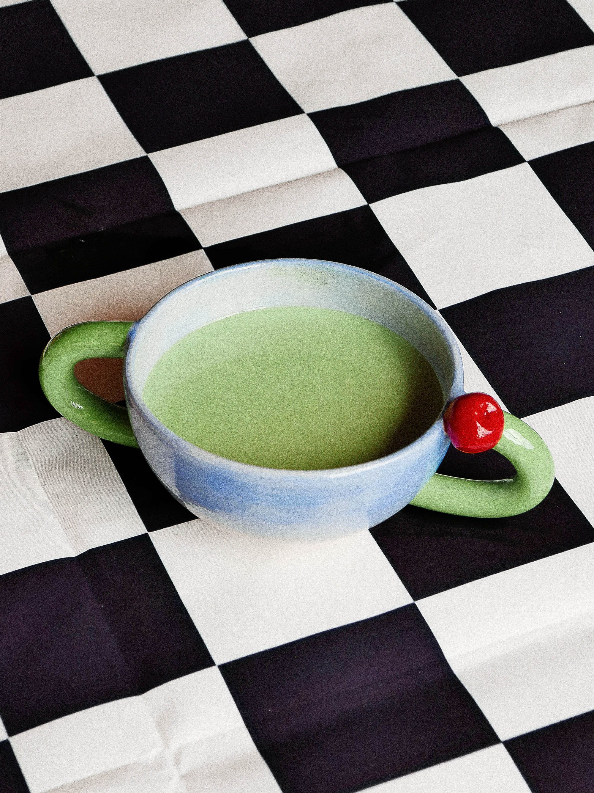 CHERRY BARISTA MUG— SECONDS - HANDMADE | jeje.things