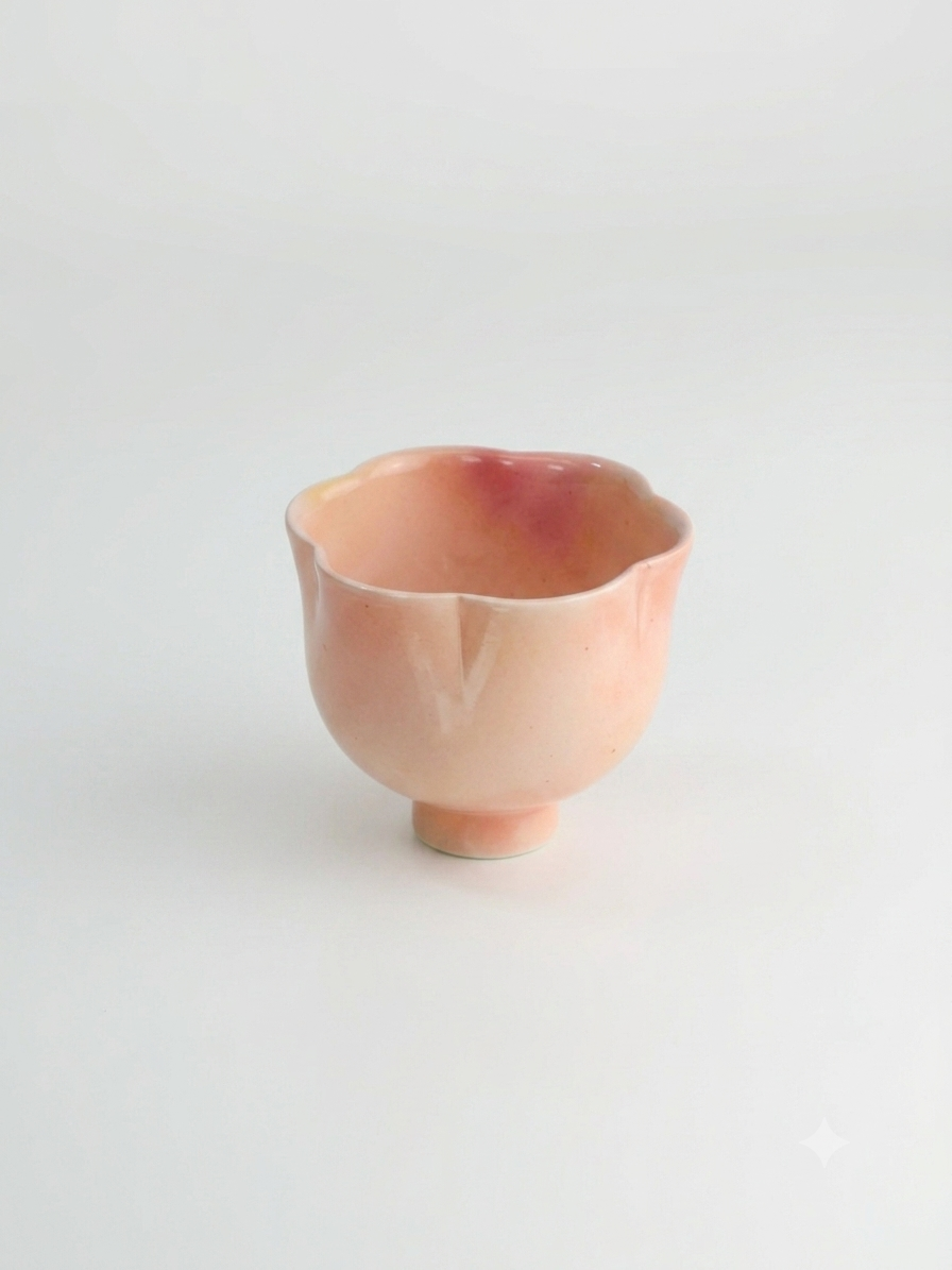 Flower Yunomi (pink+yellow) - jeje.things