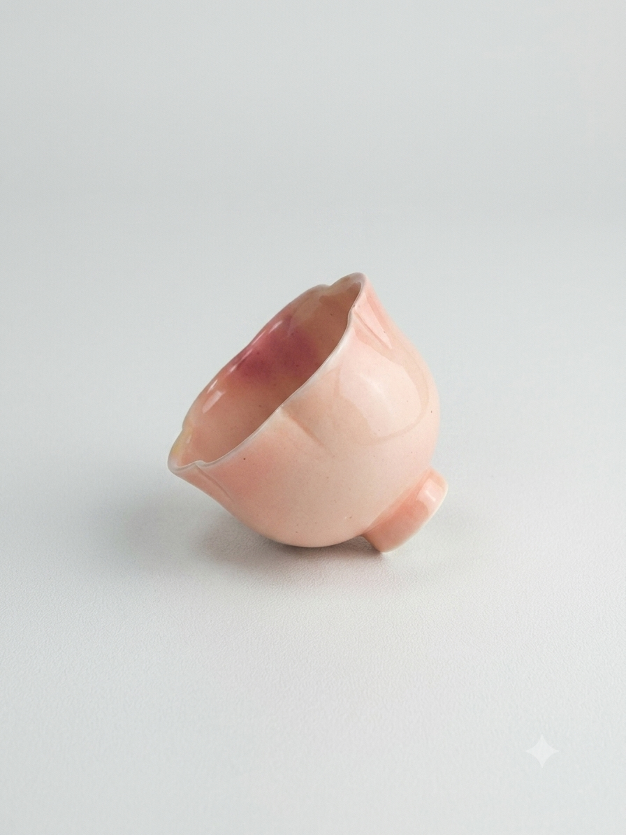 Flower Yunomi (pink+yellow) - jeje.things